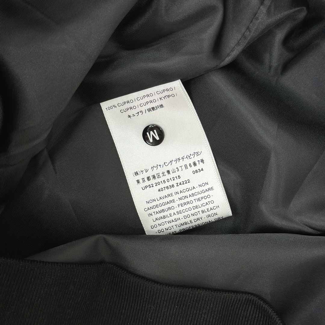 Balenciaga Men's Black Oversize Nylon Varsity Jacket - EUR FASHION