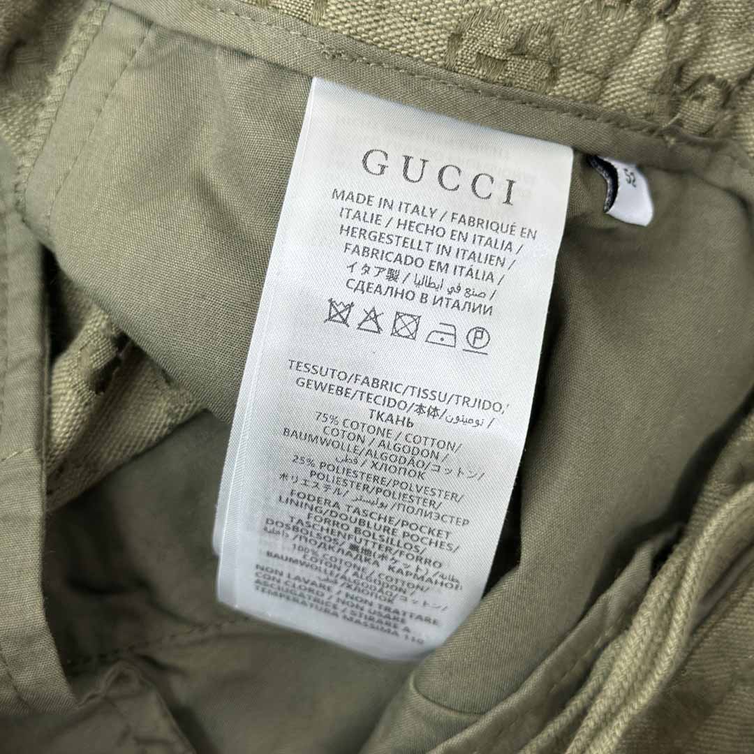 Gucci Black Cotton Pants - EUR FASHION