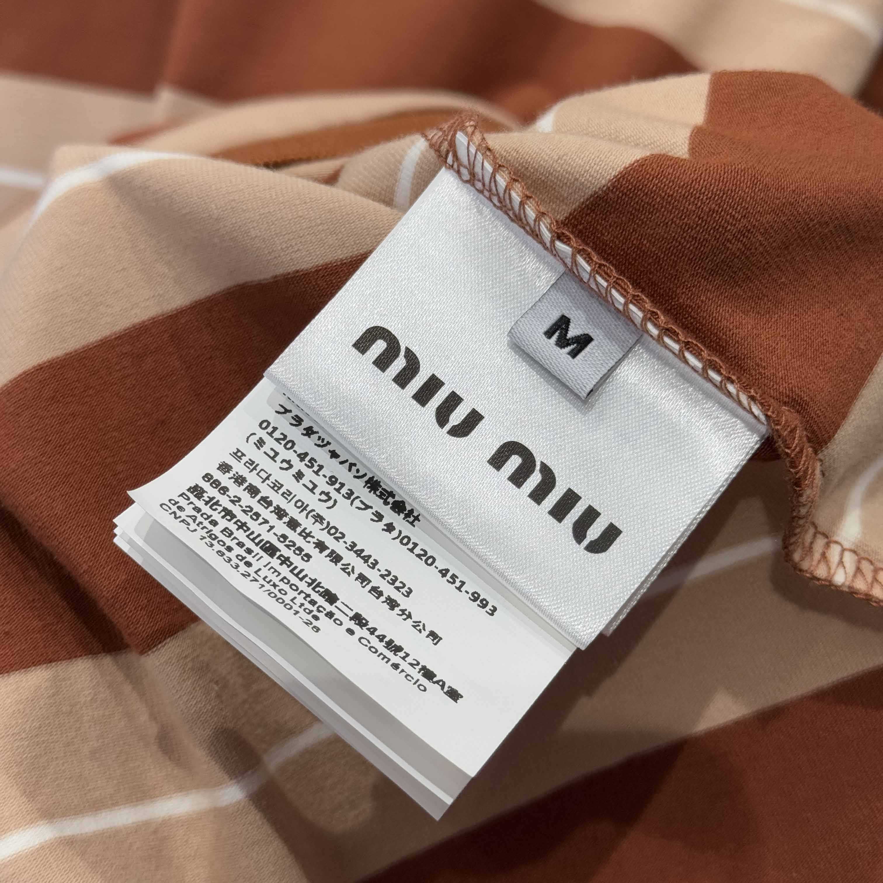Miu Miu Cotton Knit Polo Shirt - EUR FASHION