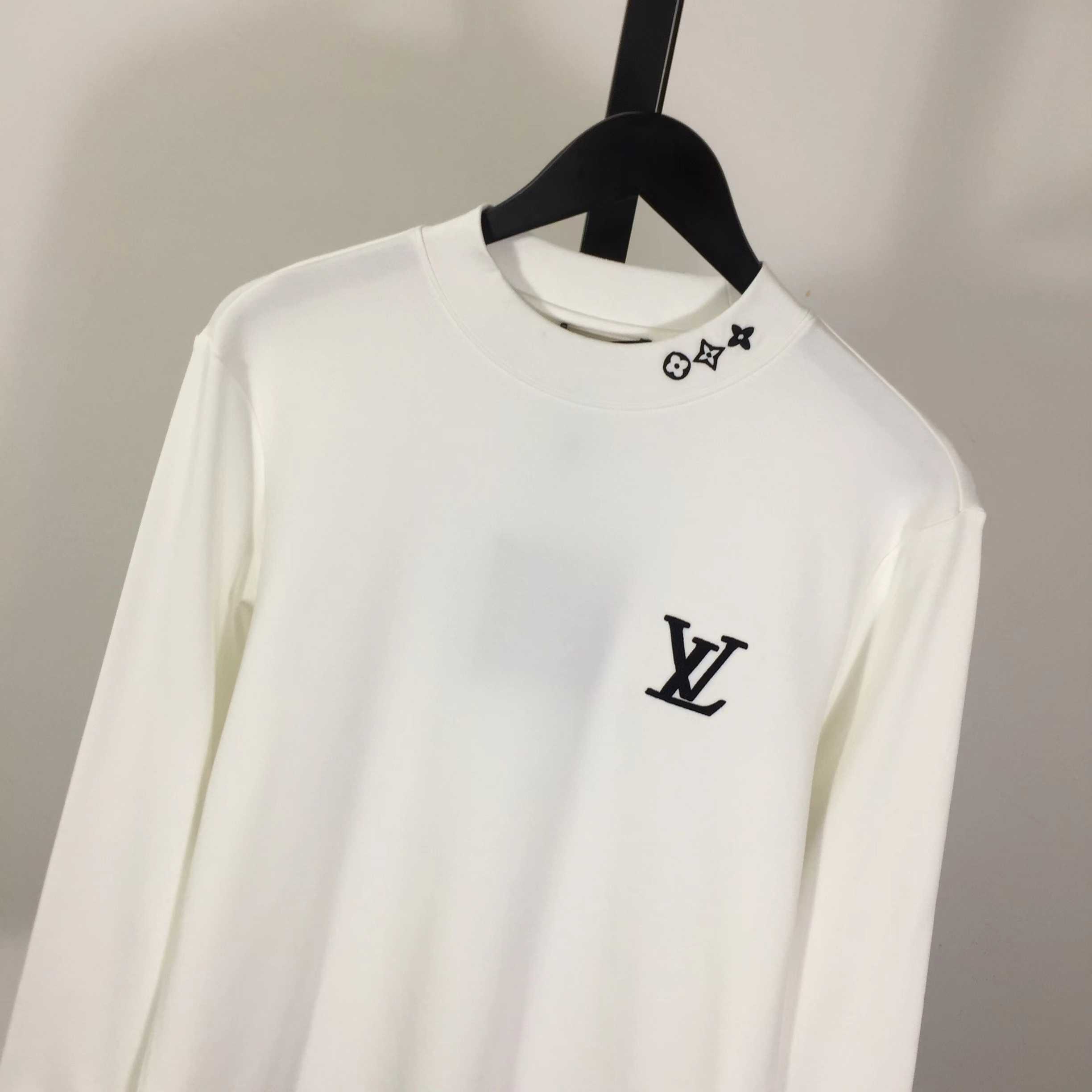 Louis Vuitton Embossed LV Long-Sleeved T-Shirt - EUR FASHION