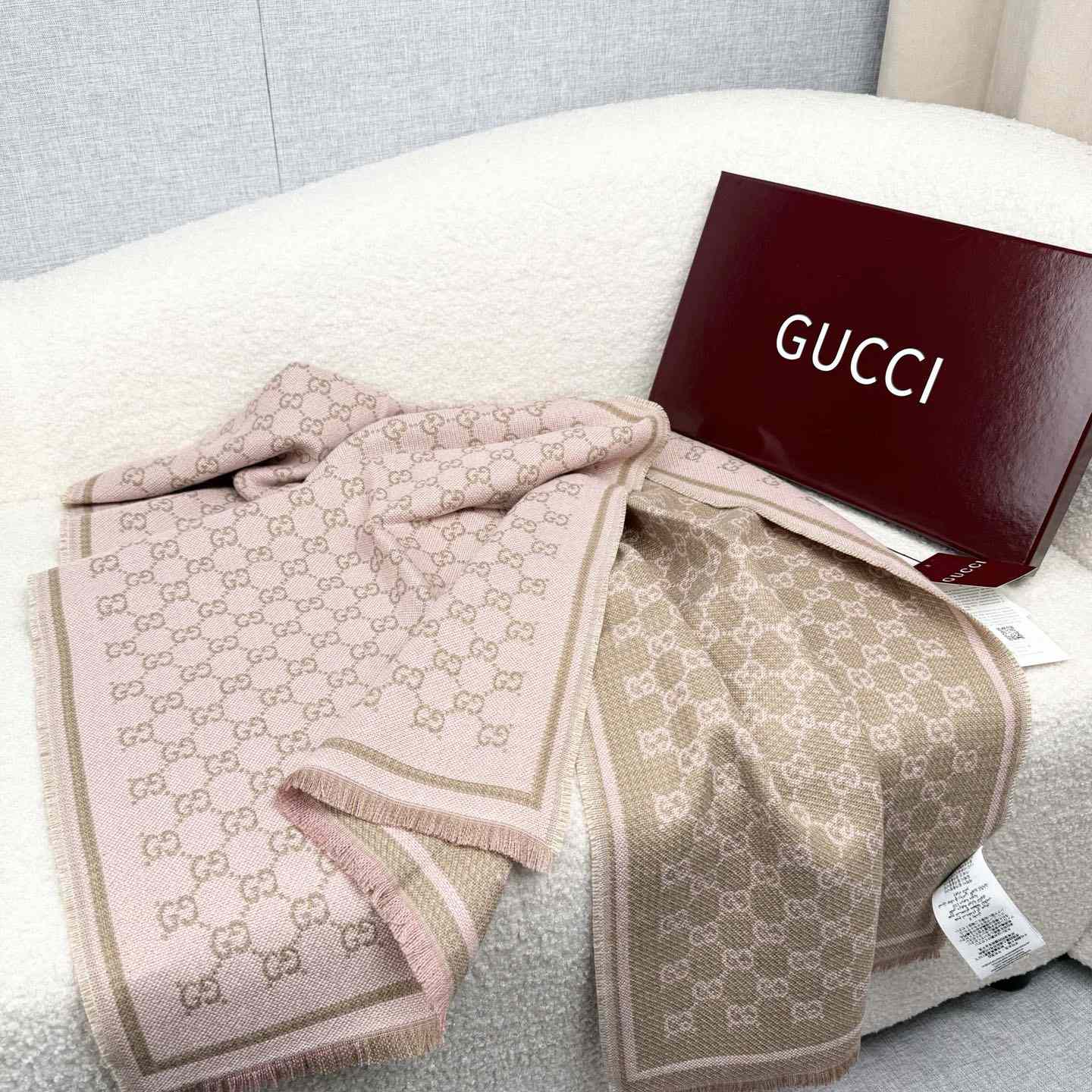 Gucci GG Wool Scarf - EUR FASHION