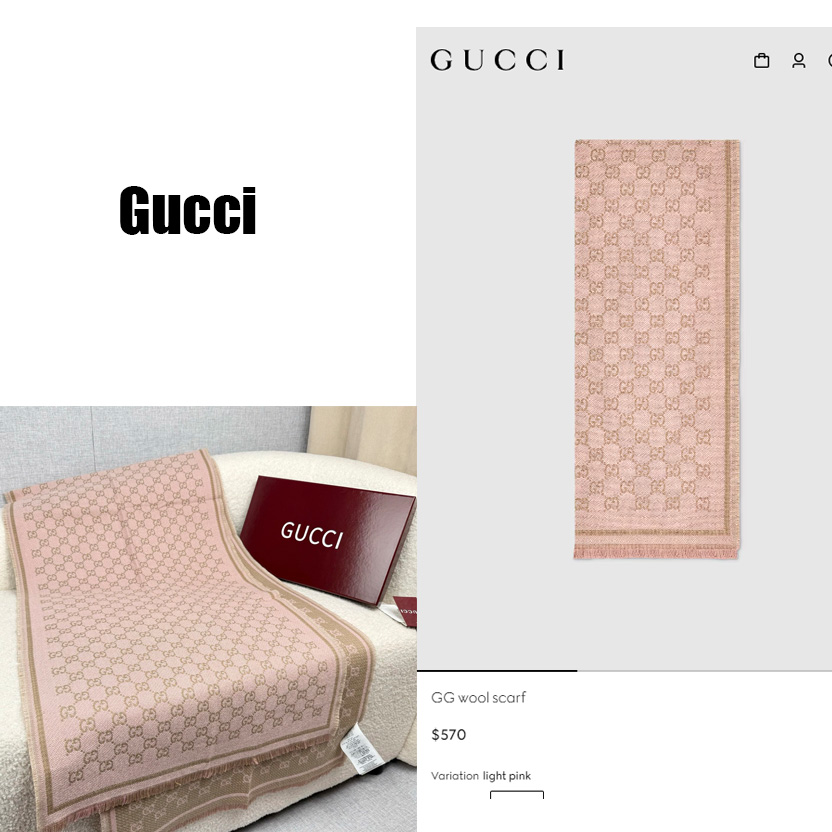 Gucci GG Wool Scarf - EUR FASHION