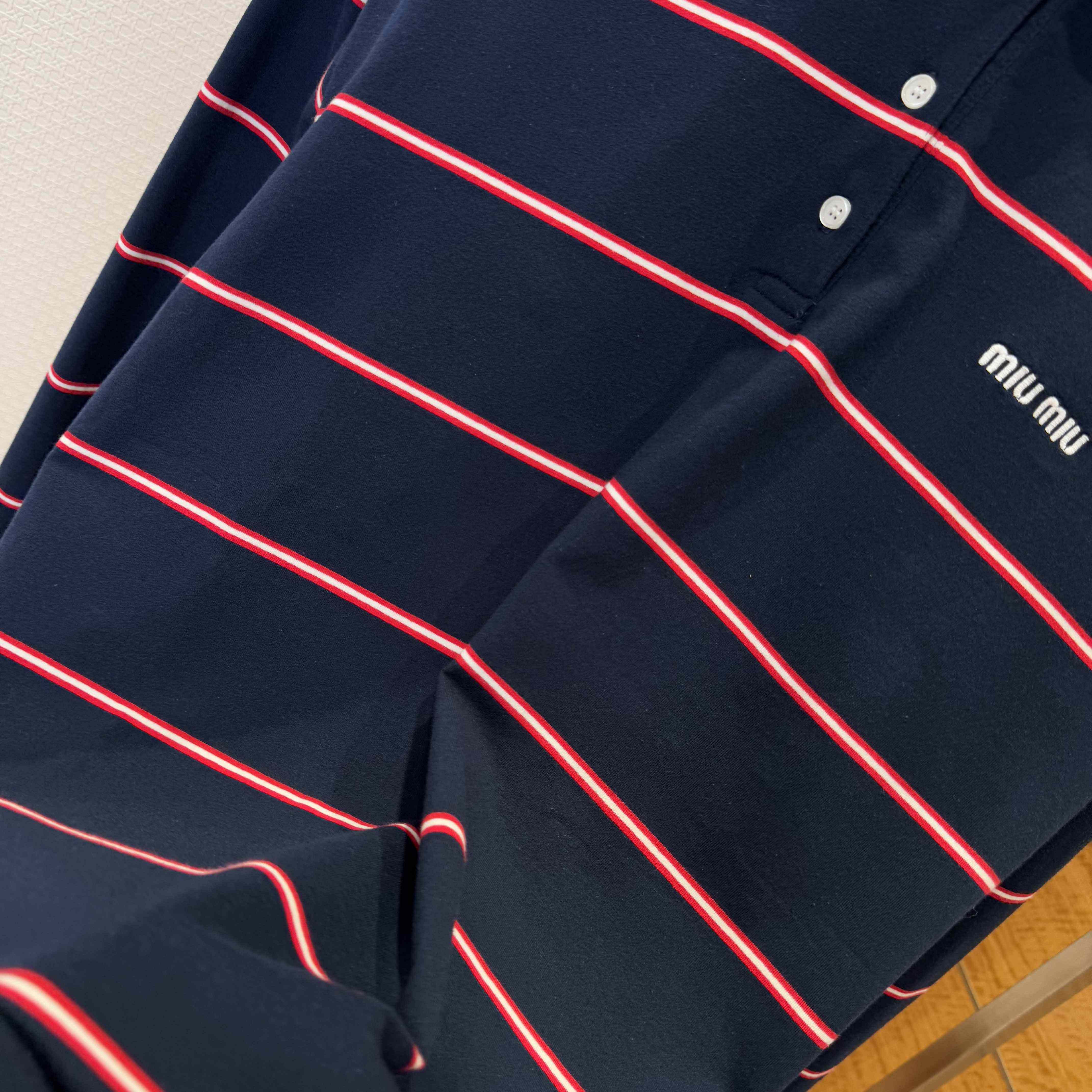Miu Miu Cotton Polo Shirt - EUR FASHION