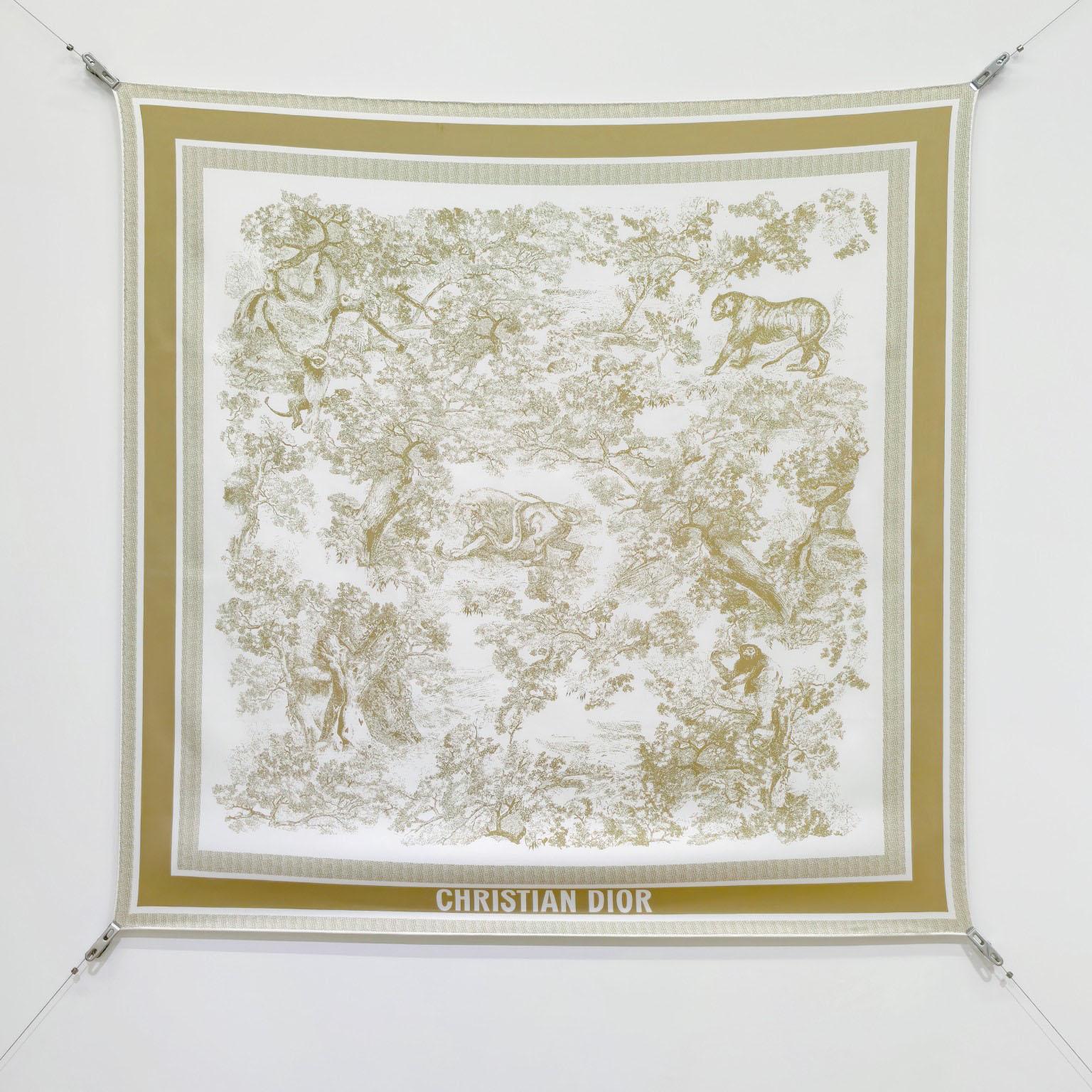 Dior Toile de Jouy Sauvage 90 Square Scarf  - EUR FASHION