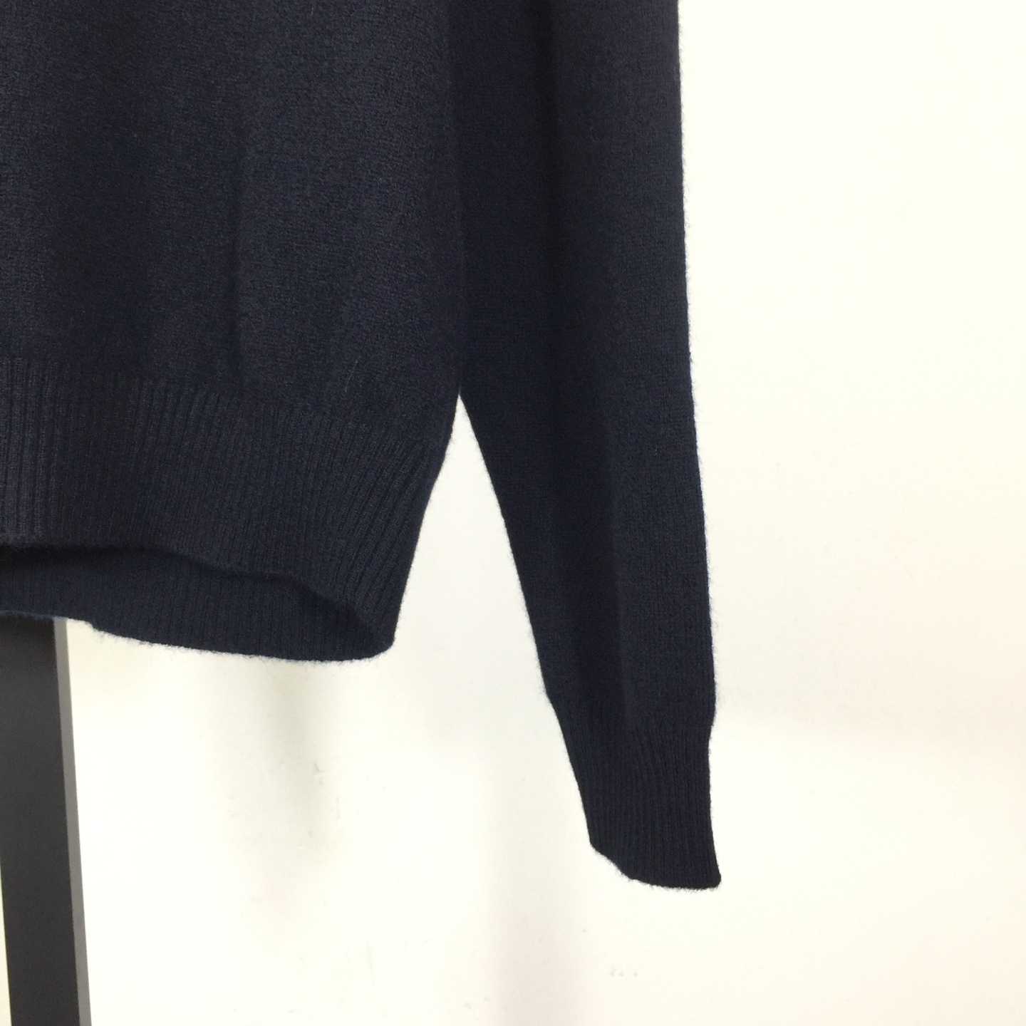 Miu Miu Cashmere And Leather Zipper Sweater - EUR FASHION