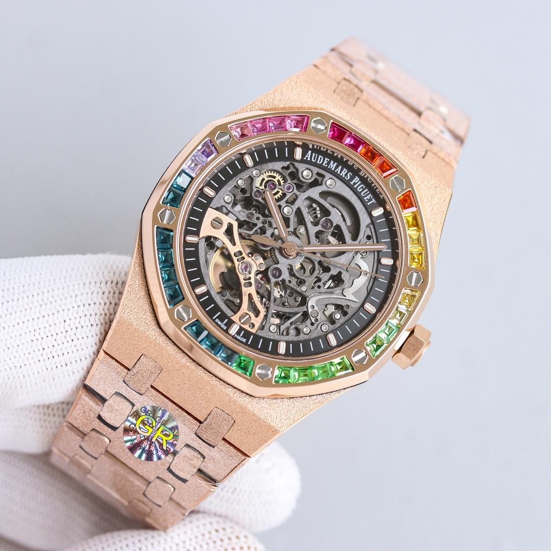 Audemars Piguet Royal Oak 41mm Frosted Rose Gold   41mm - EUR FASHION