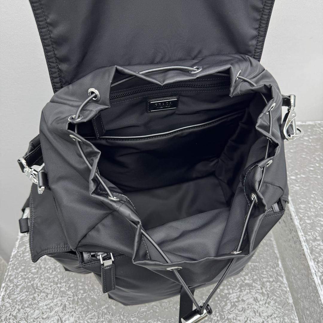 Prada Explore Re-Nylon And Leather Backpack - EUR FASHION