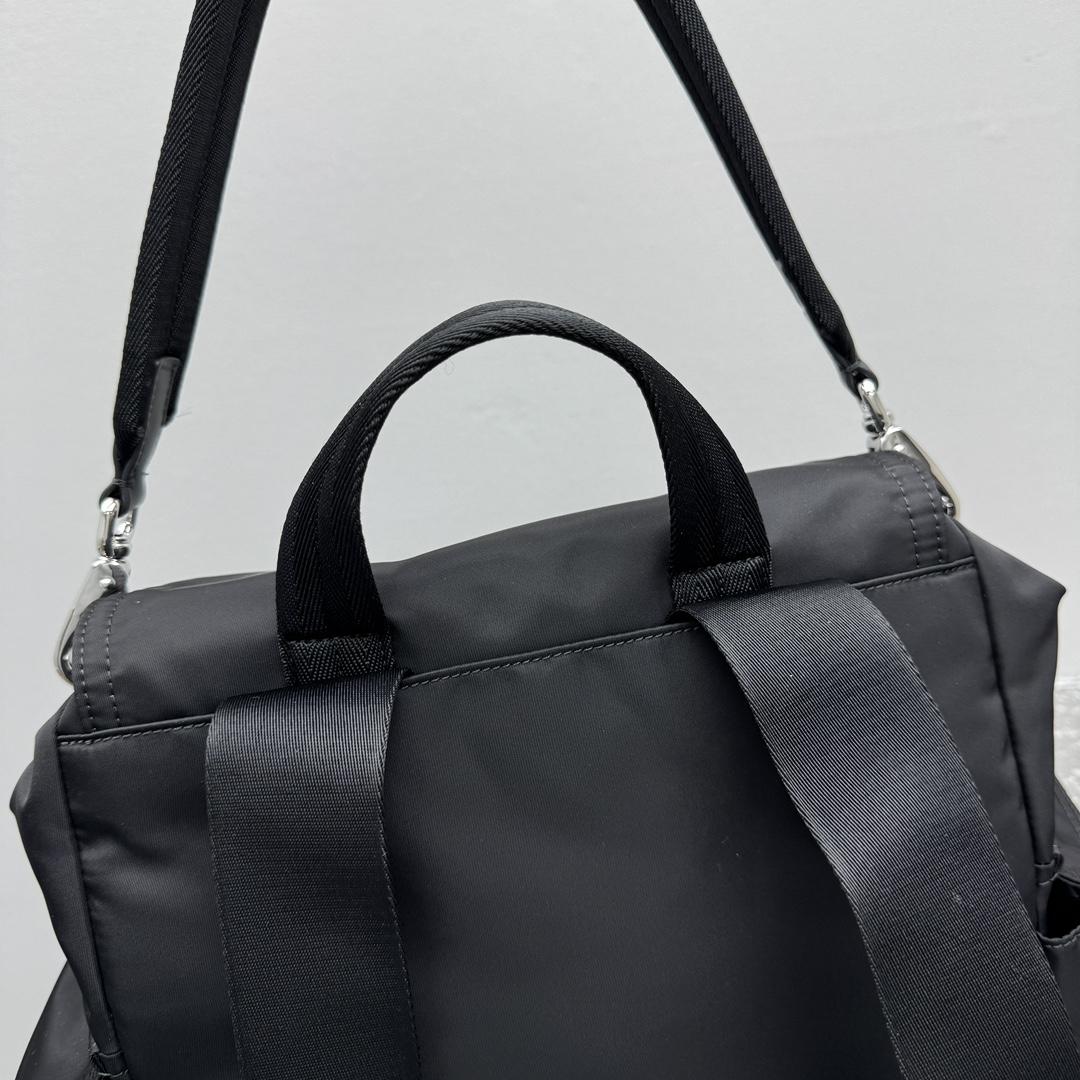 Prada Explore Re-Nylon And Leather Backpack - EUR FASHION