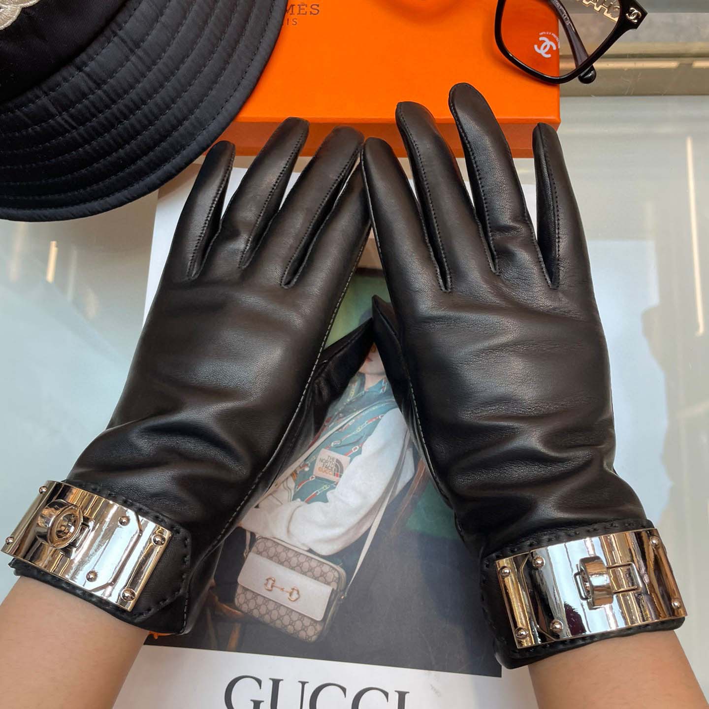 Hermes Women's Gloves  - EUR FASHION