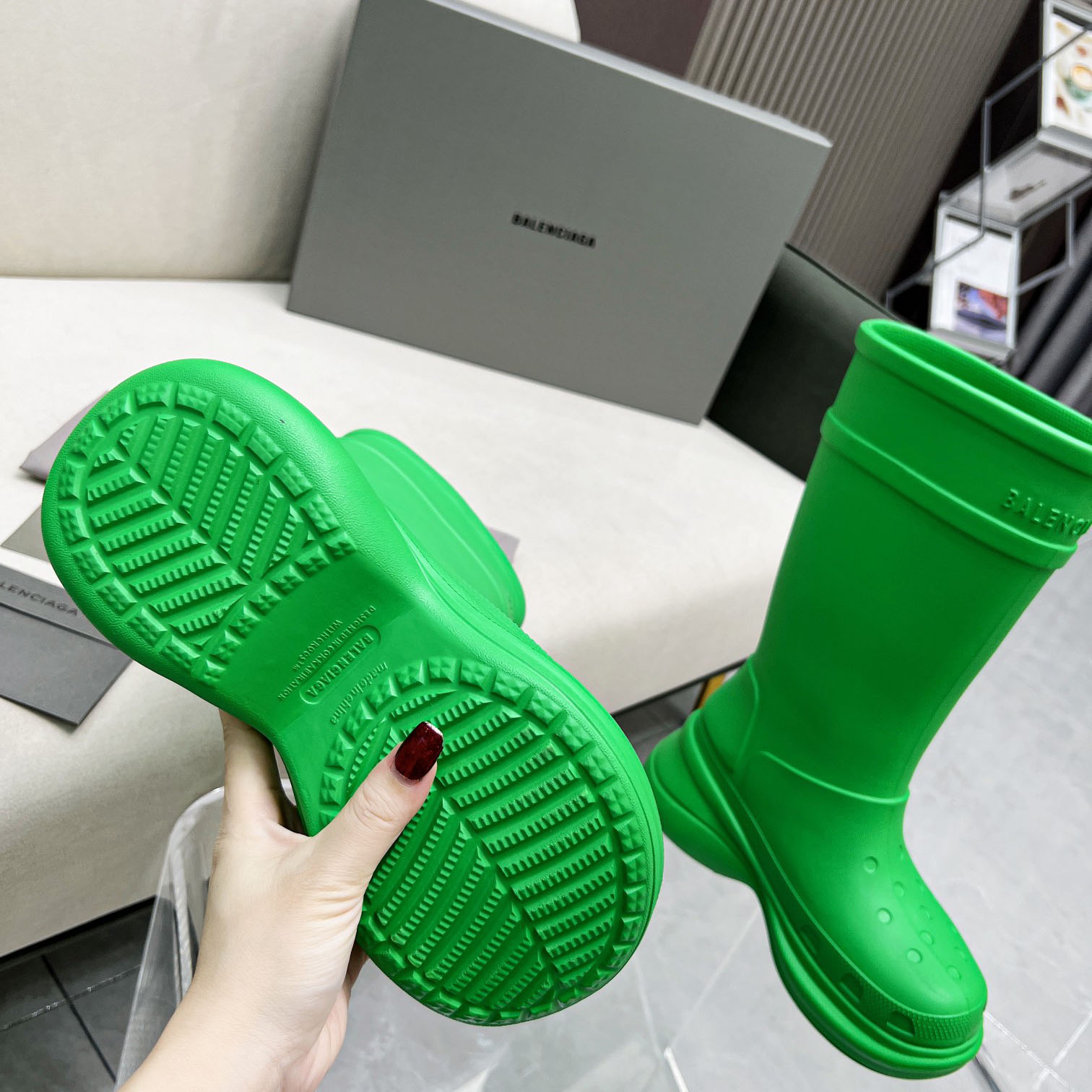Balenciaga Crocs™ Boot In Rubber - EUR FASHION