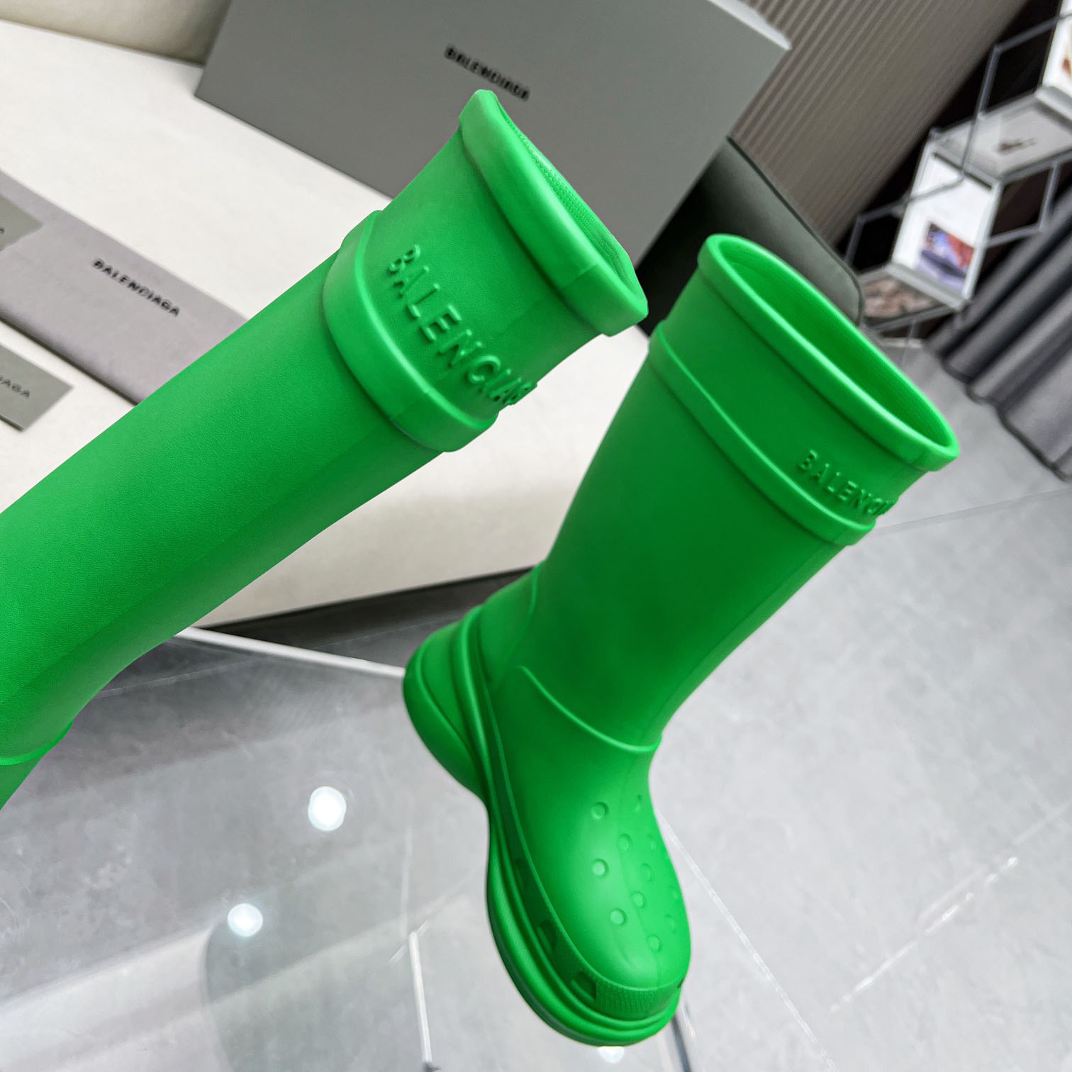 Balenciaga Crocs™ Boot In Rubber - EUR FASHION