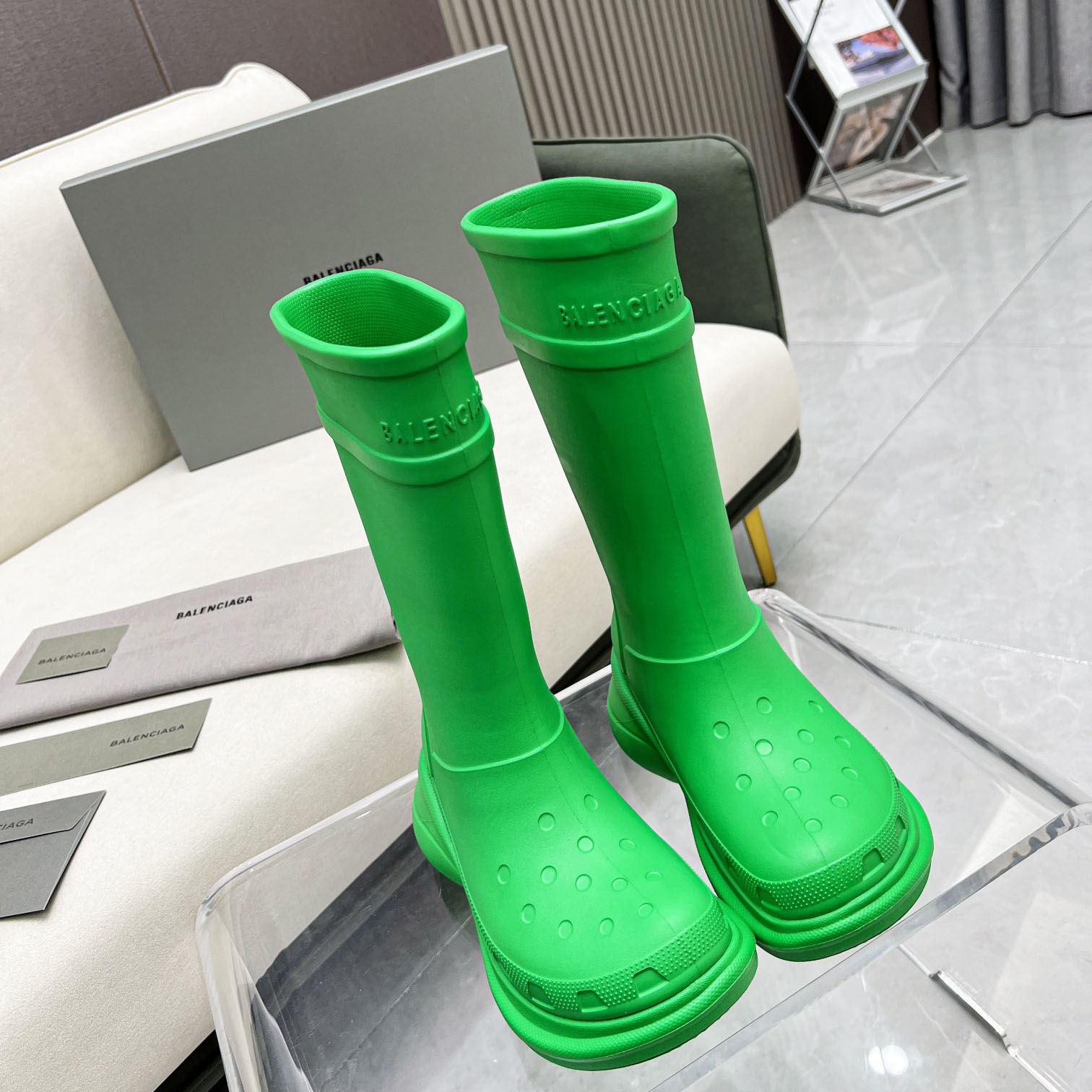 Balenciaga Crocs™ Boot In Rubber - EUR FASHION