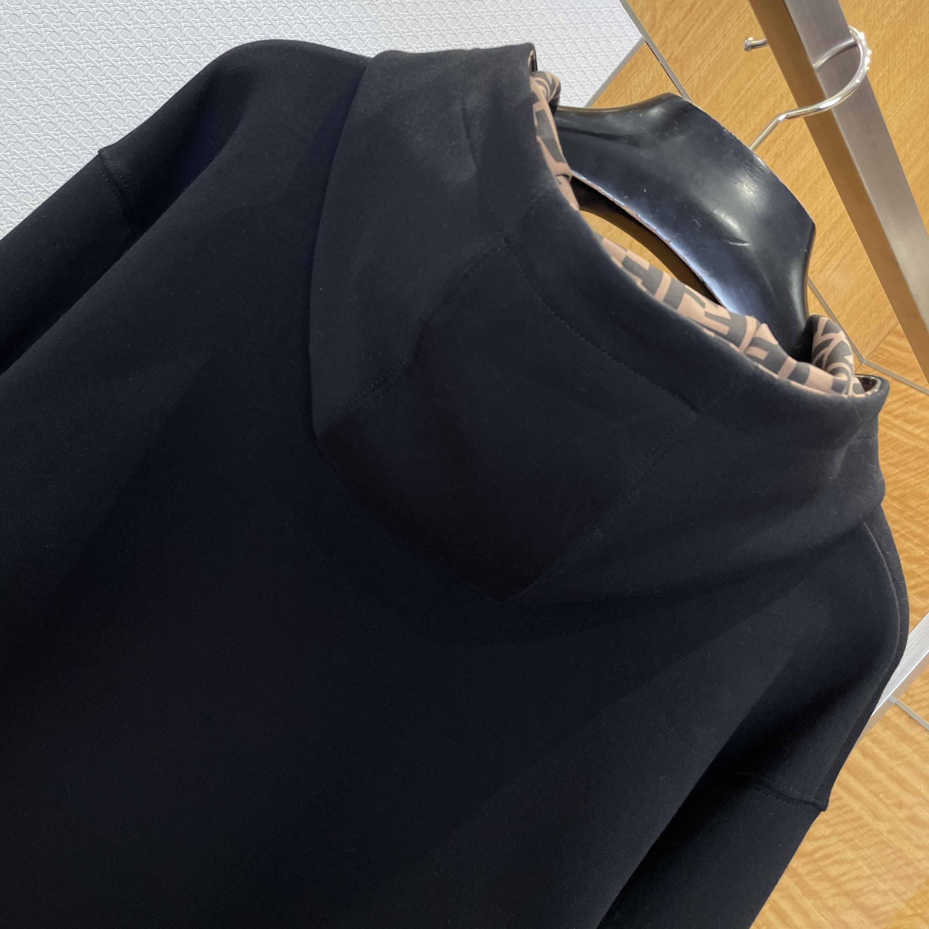 Fendi Black Cotton Sweatshirt - EUR FASHION