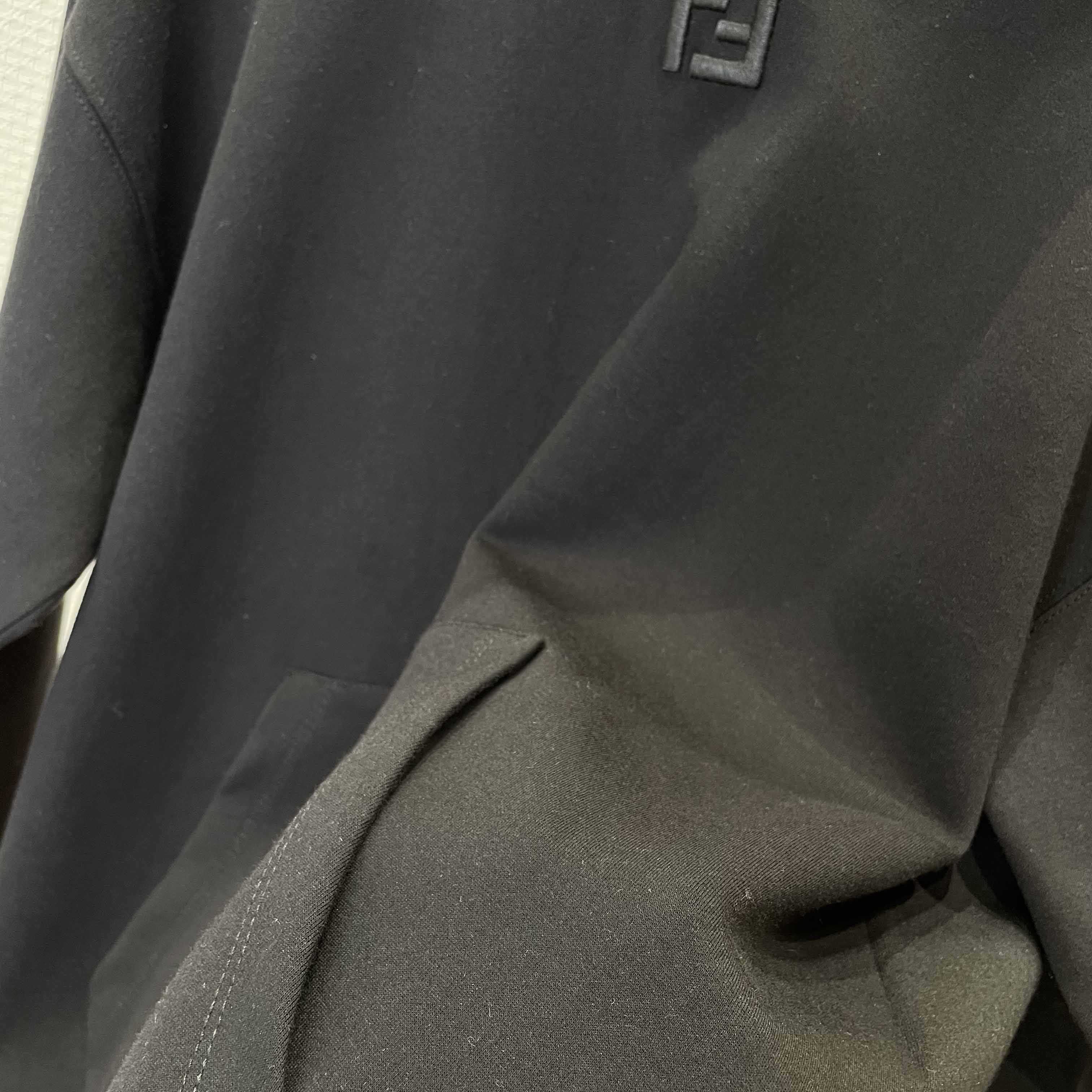 Fendi Black Cotton Sweatshirt - EUR FASHION