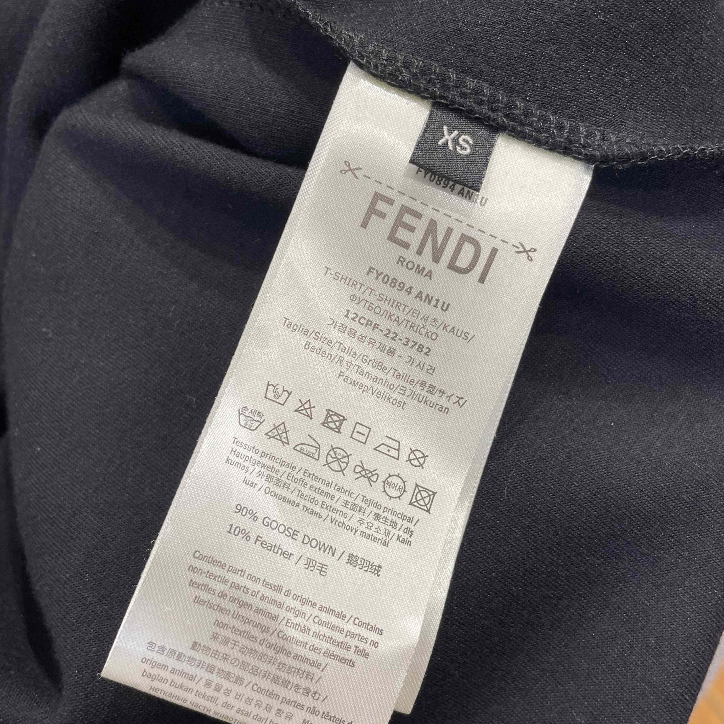 Fendi Black Cotton Sweatshirt - EUR FASHION