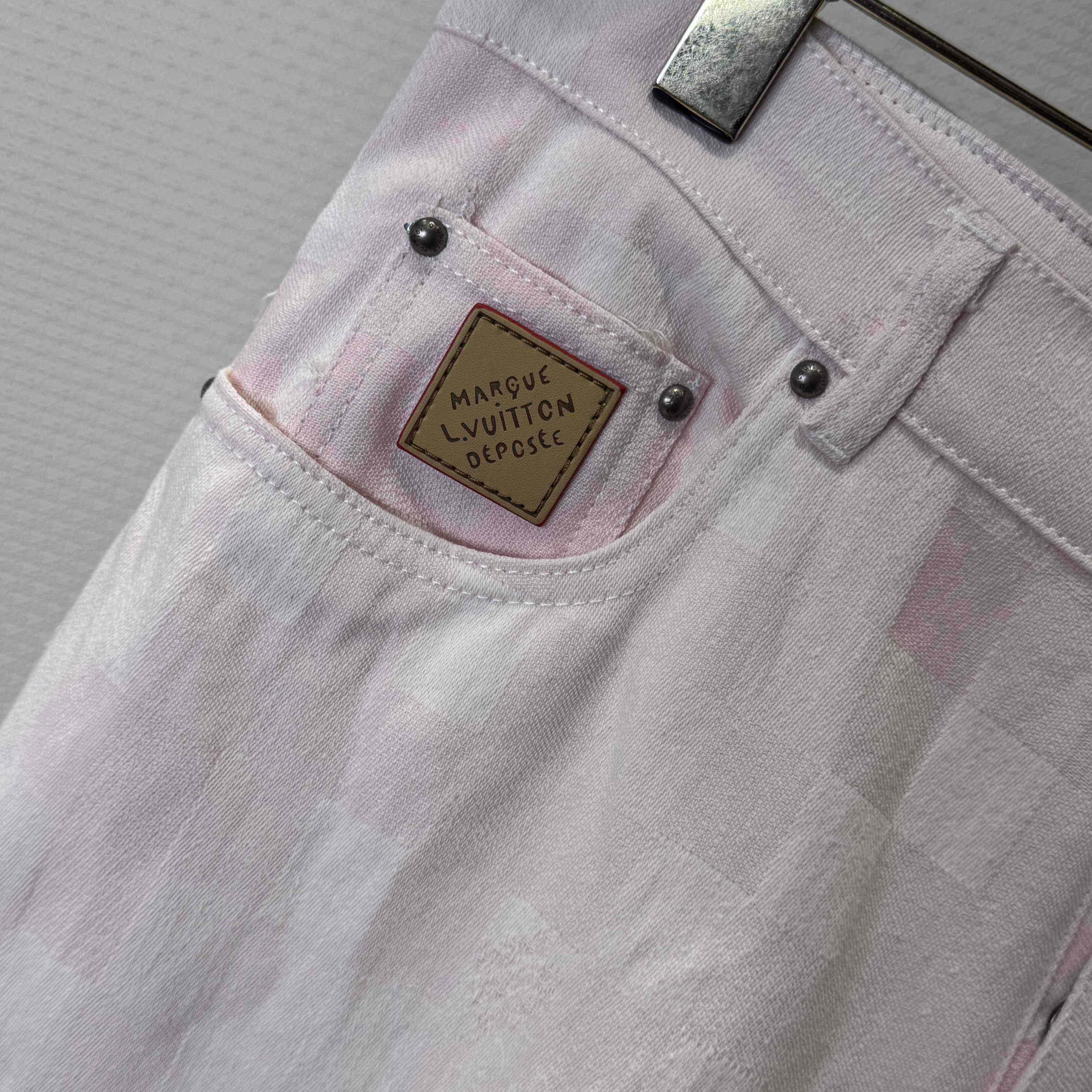 Louis Vuitton Damoflage Denim Skate Pants   1AILVF - EUR FASHION