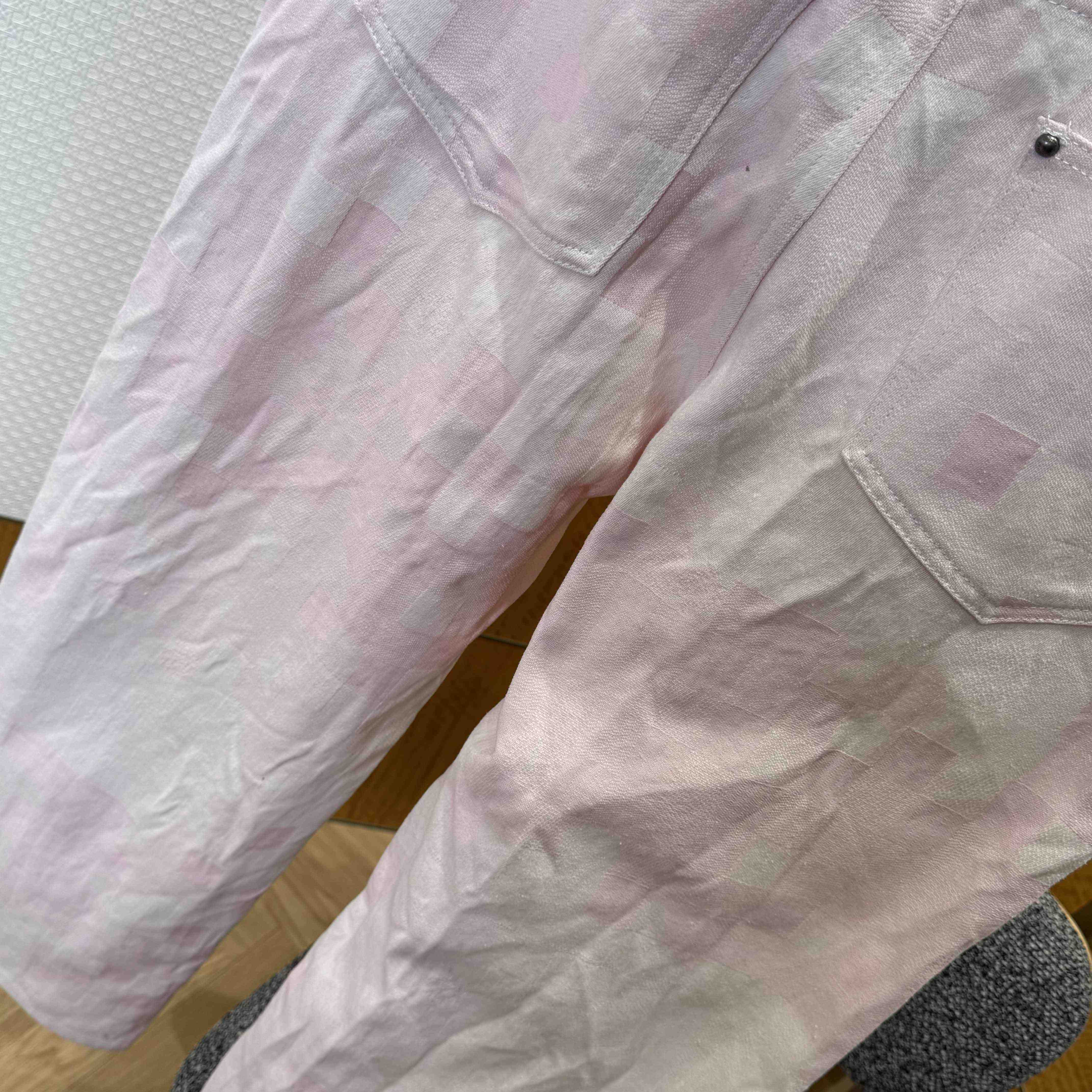 Louis Vuitton Damoflage Denim Skate Pants   1AILVF - EUR FASHION