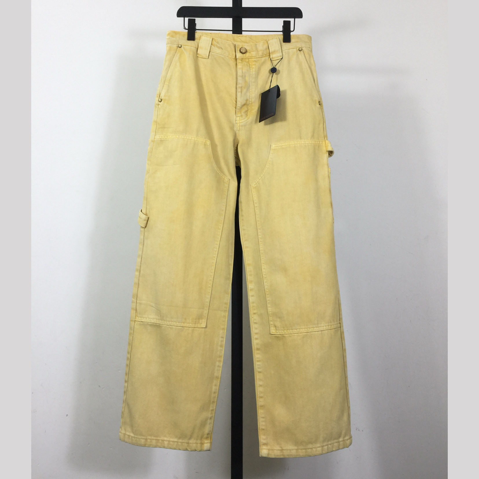 Louis Vuitton Garment-Dyed Denim Carpenter Pants   1AHVCG - EUR FASHION