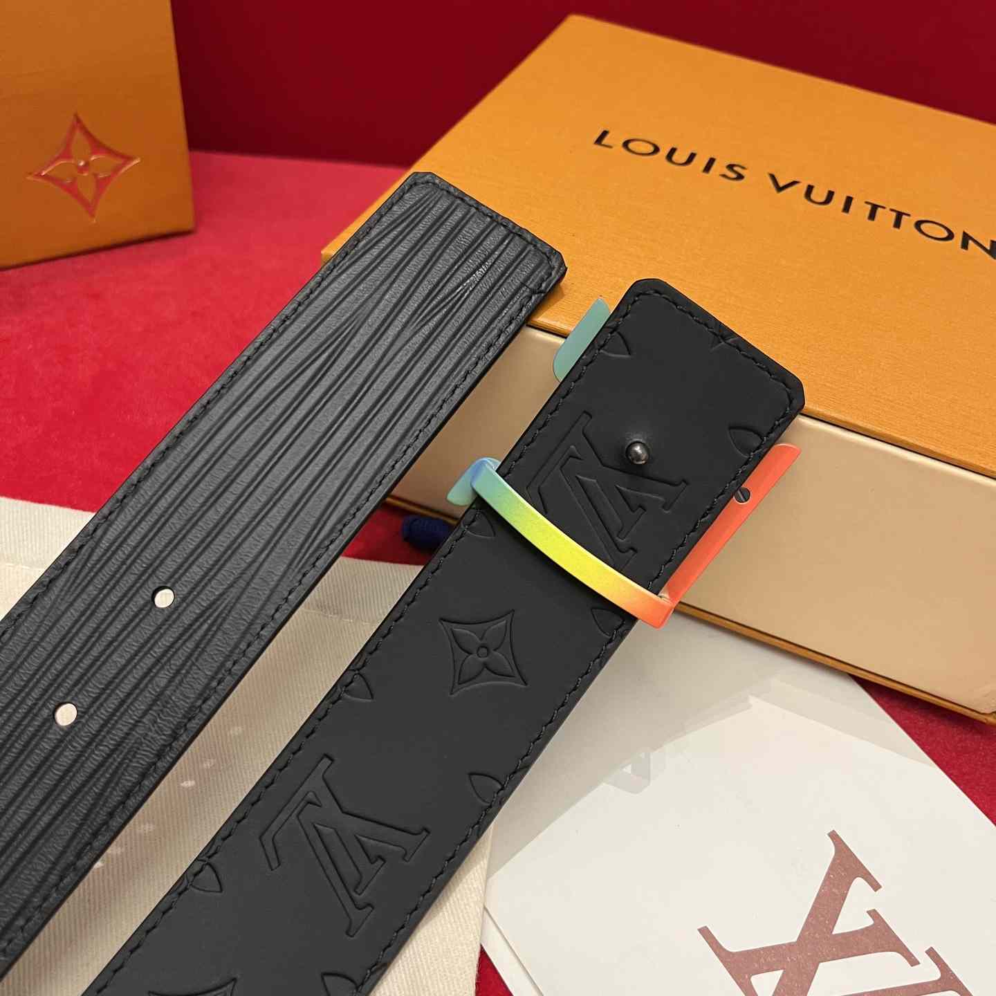 Louis Vuitton Reversible Belt  4cm - EUR FASHION