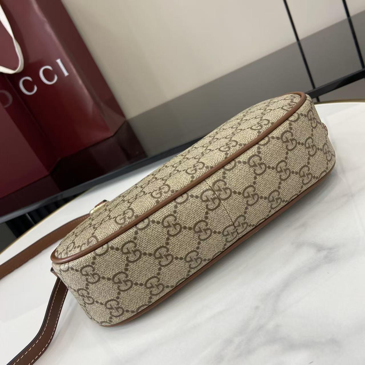 Gucci GG Emblem Small Shoulder Bag - EUR FASHION