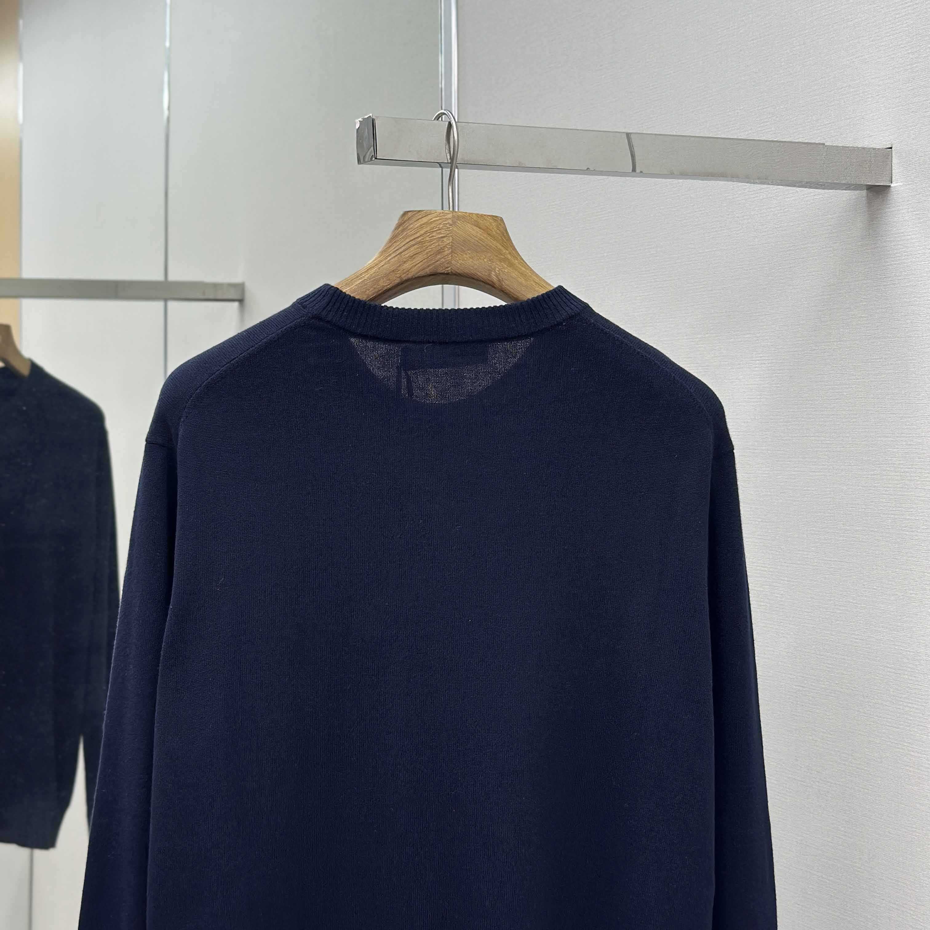 Fendi Navy Blue Wool Jumper - EUR FASHION
