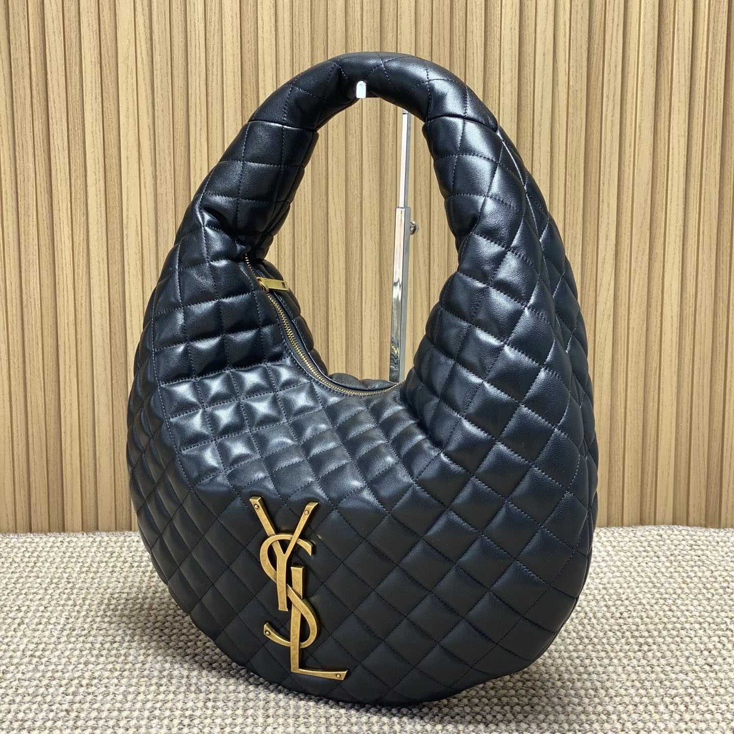 Saint Laurent Icare Hobo In Quilted Nappa - EUR FASHION