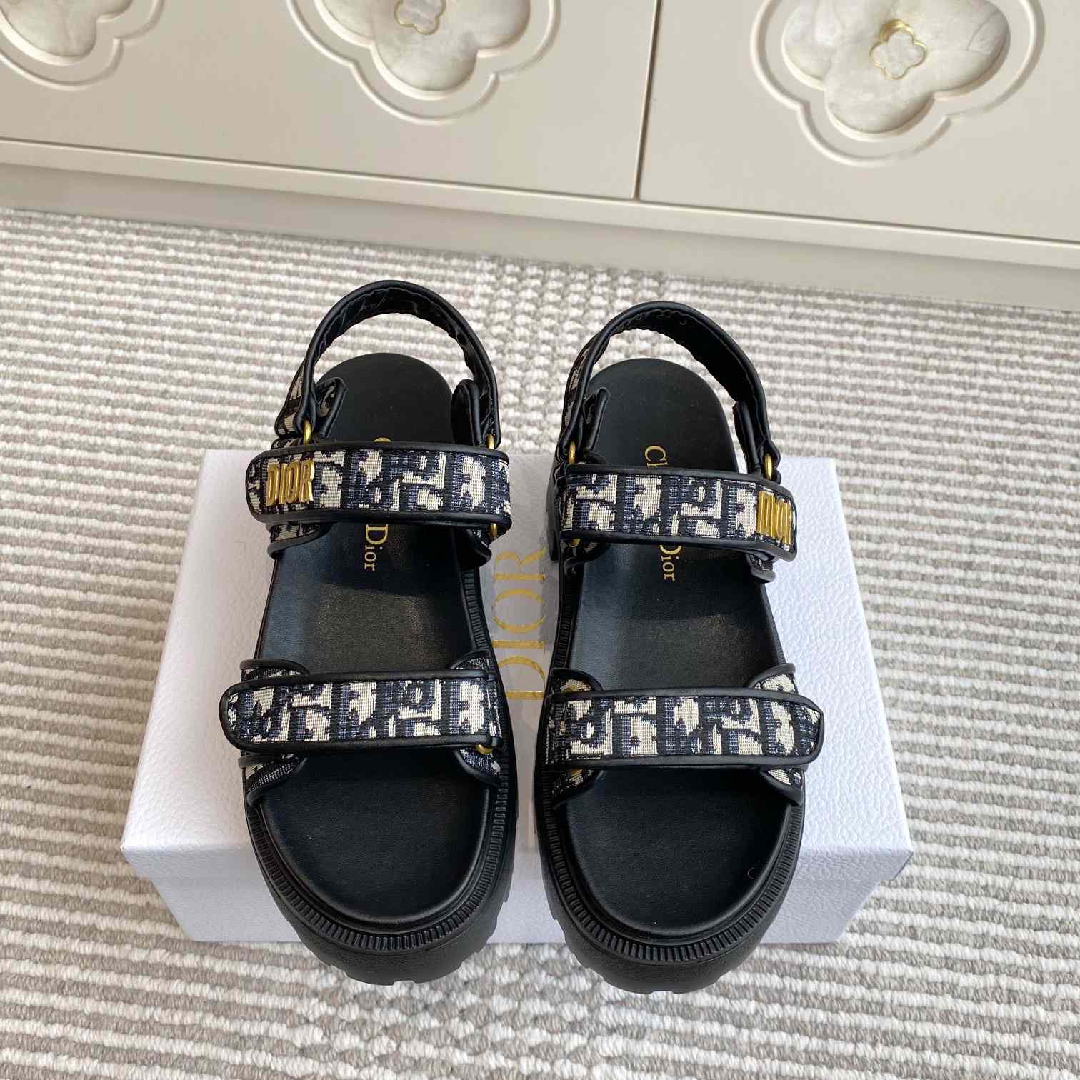 Dior Dioract Platform Sandal   - EUR FASHION