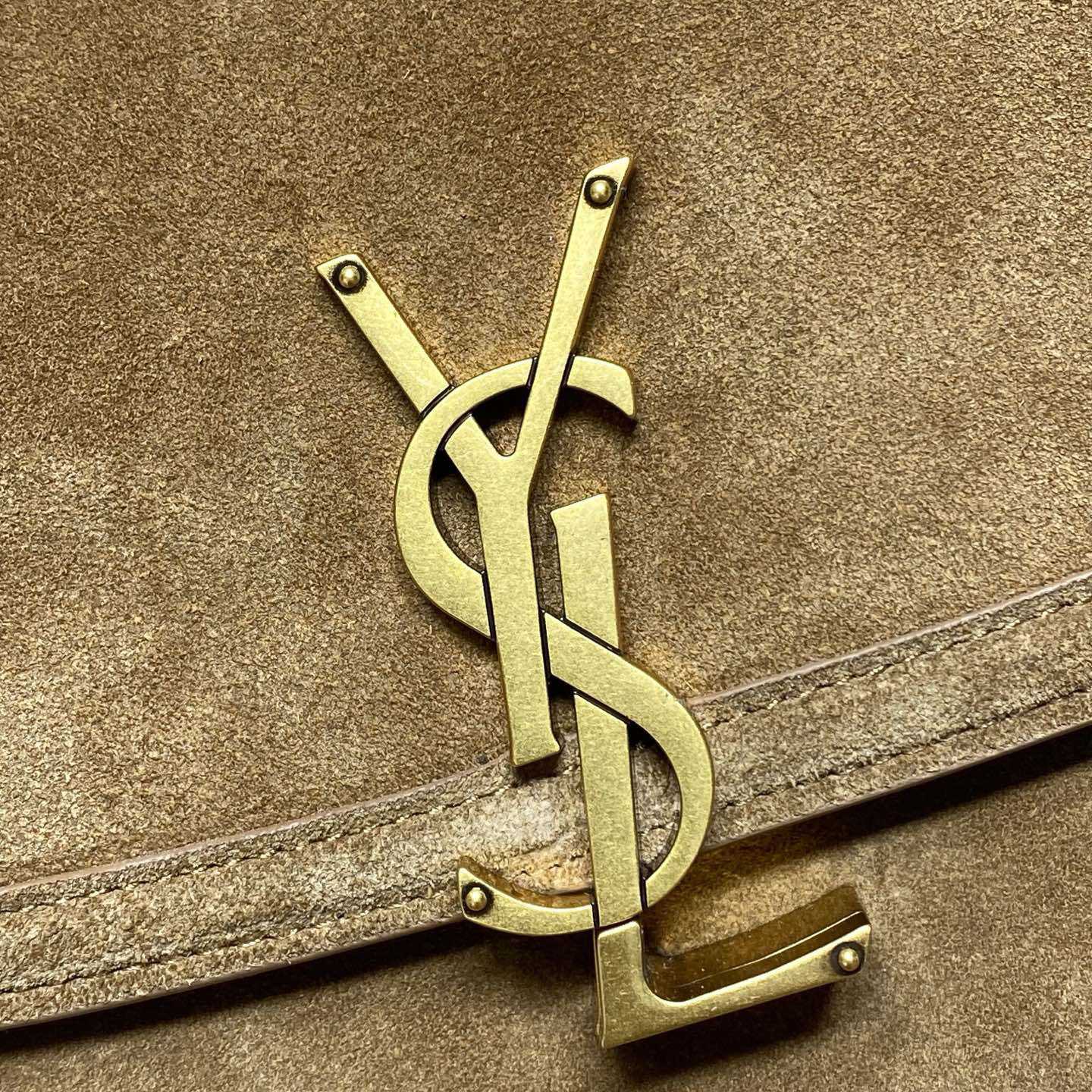 Saint Laurent Solferino Medium In Suede - EUR FASHION