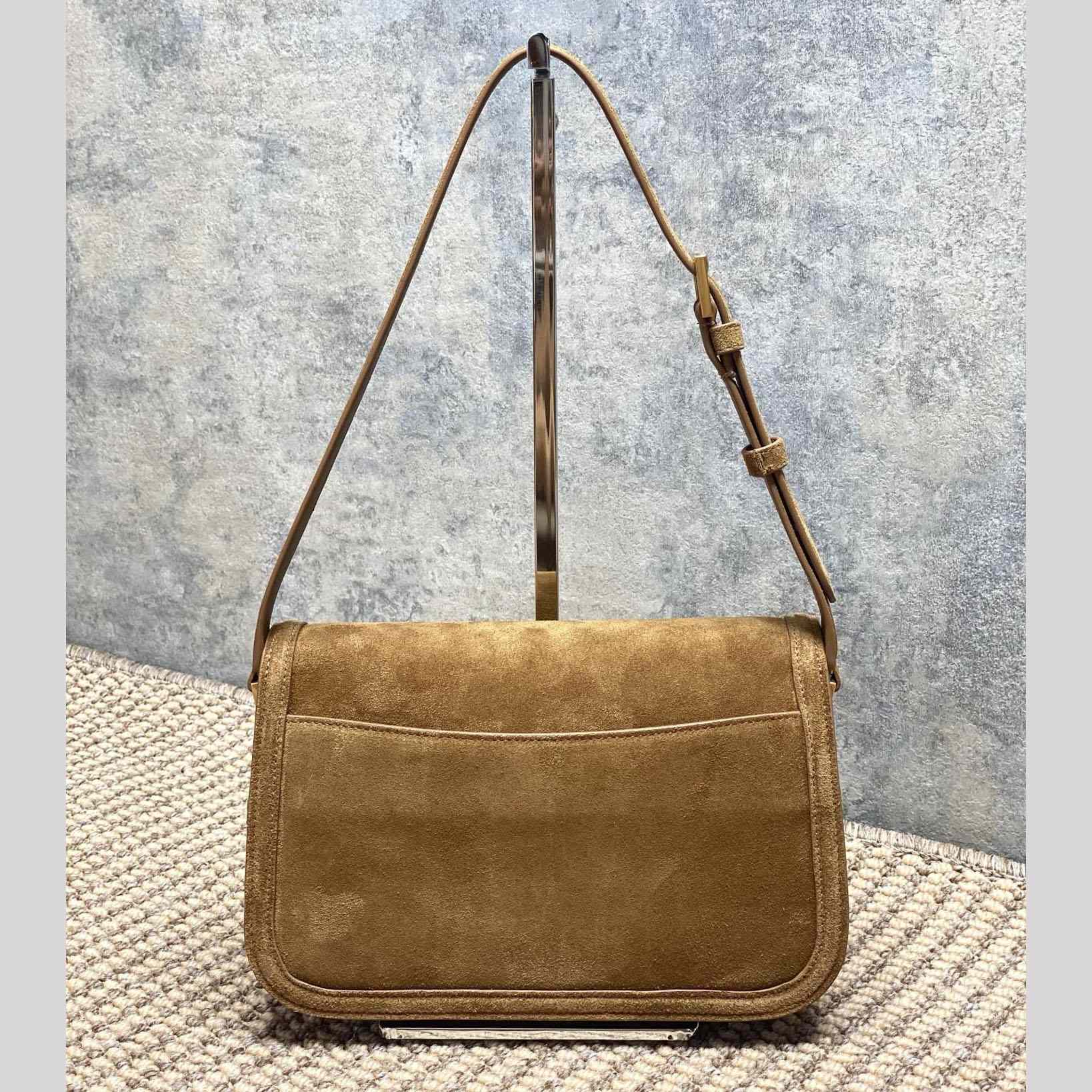 Saint Laurent Solferino Medium In Suede - EUR FASHION
