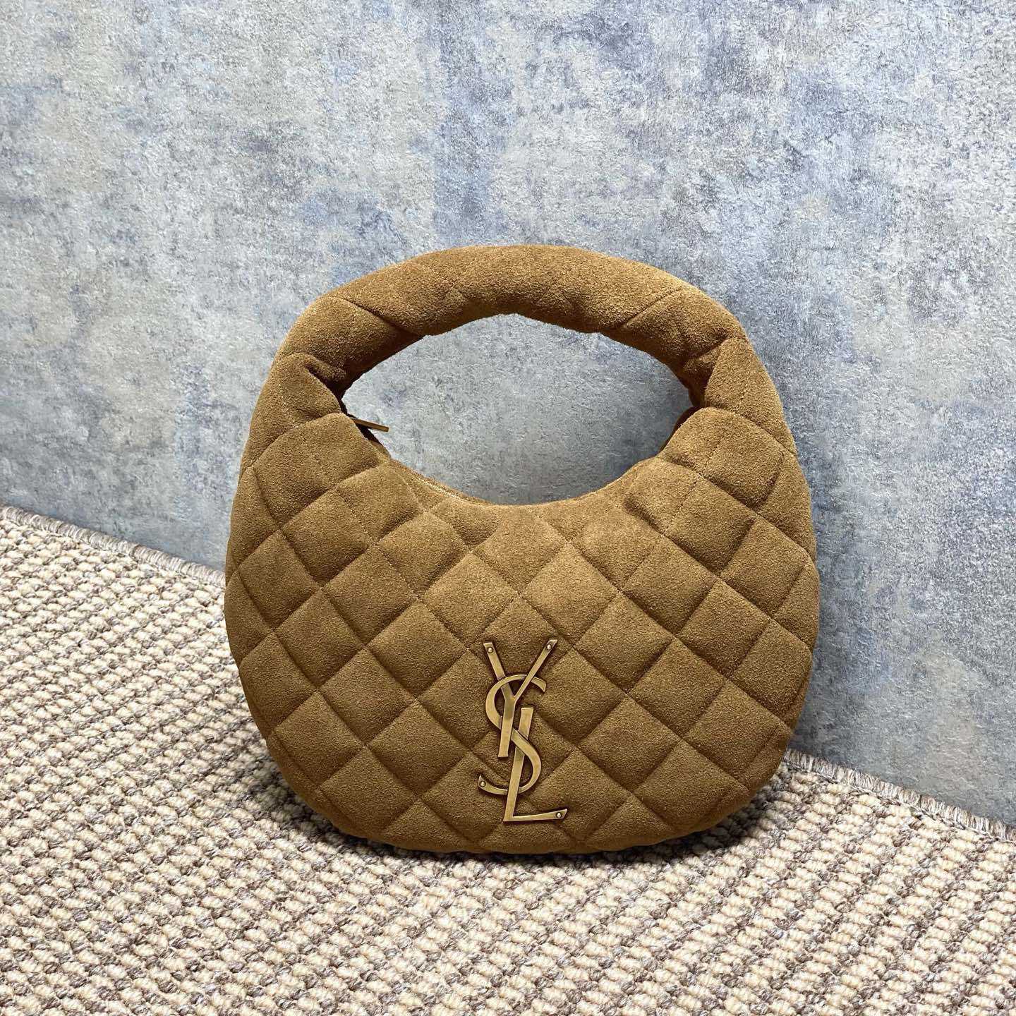Saint Laurent Icarino In Quilted Suede - EUR FASHION
