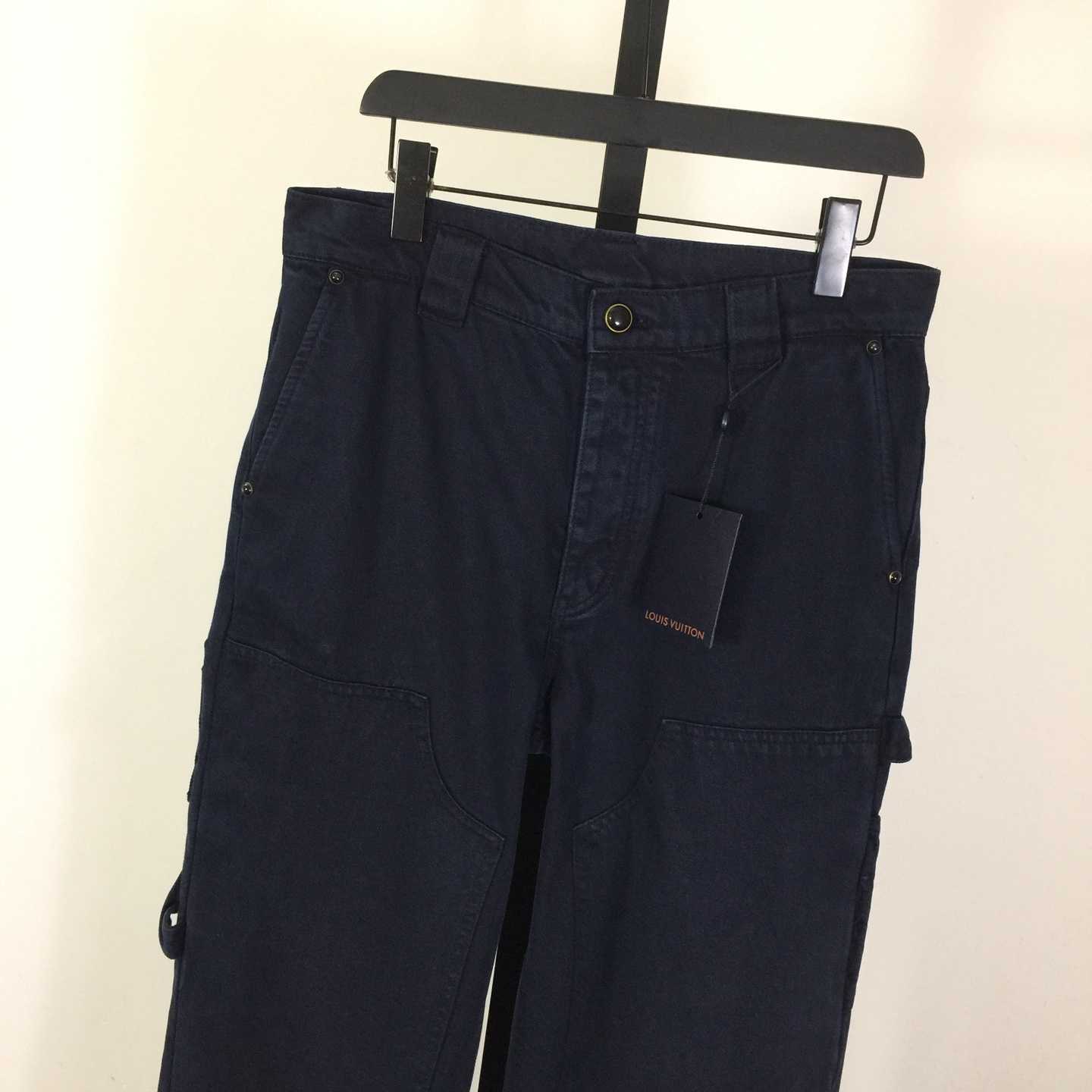 Louis Vuitton Garment-Dyed Denim Carpenter Pants   1AHVCS - EUR FASHION