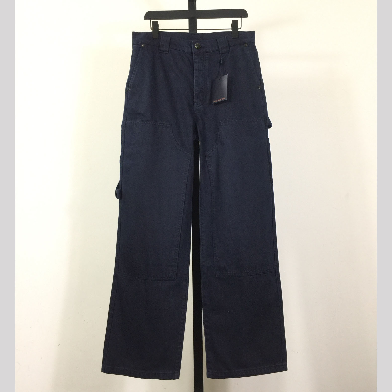 Louis Vuitton Garment-Dyed Denim Carpenter Pants   1AHVCS - EUR FASHION