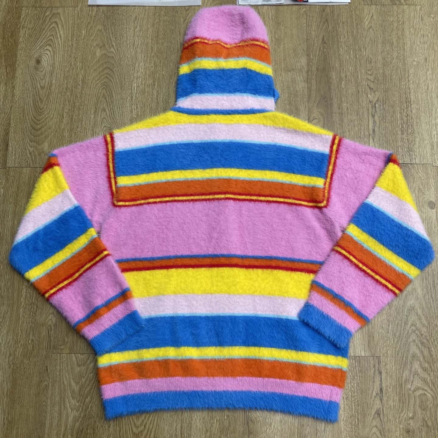 Casablanca Fluffy Oversized Hooded Sweatshirt   Z6021 - EUR FASHION