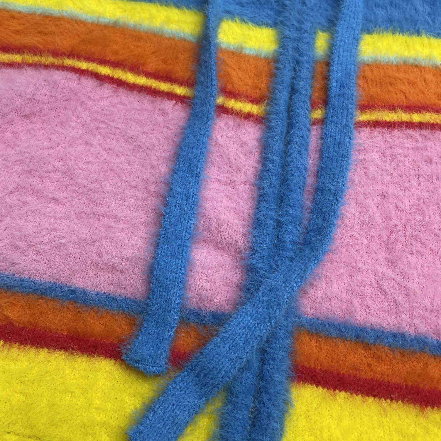 Casablanca Fluffy Oversized Hooded Sweatshirt   Z6021 - EUR FASHION