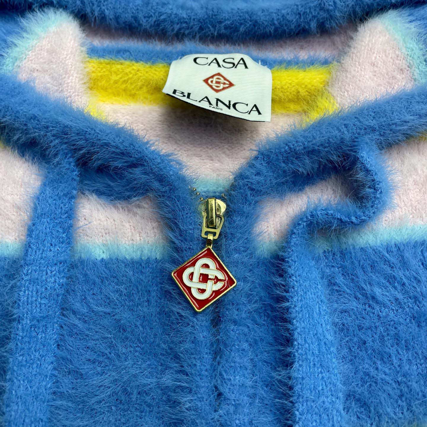 Casablanca Fluffy Oversized Hooded Sweatshirt   Z6021 - EUR FASHION