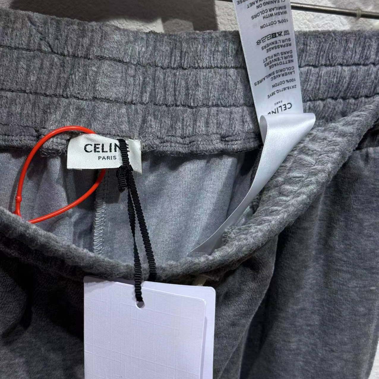 Celine Velvet Triomphe Track Pants - EUR FASHION