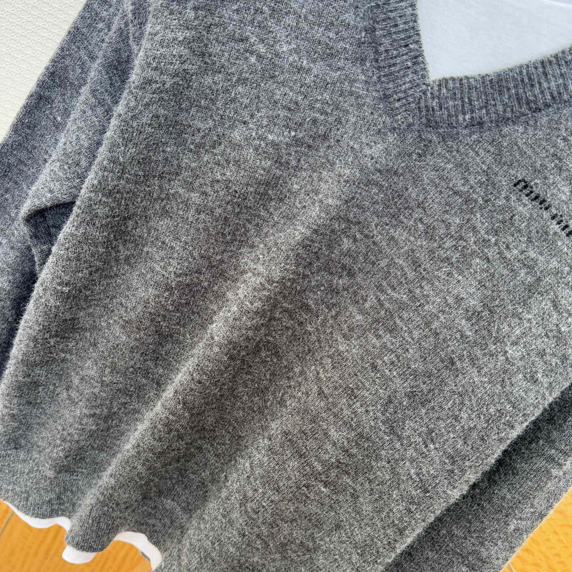 Miu Miu Cashmere V-neck Sweater - EUR FASHION