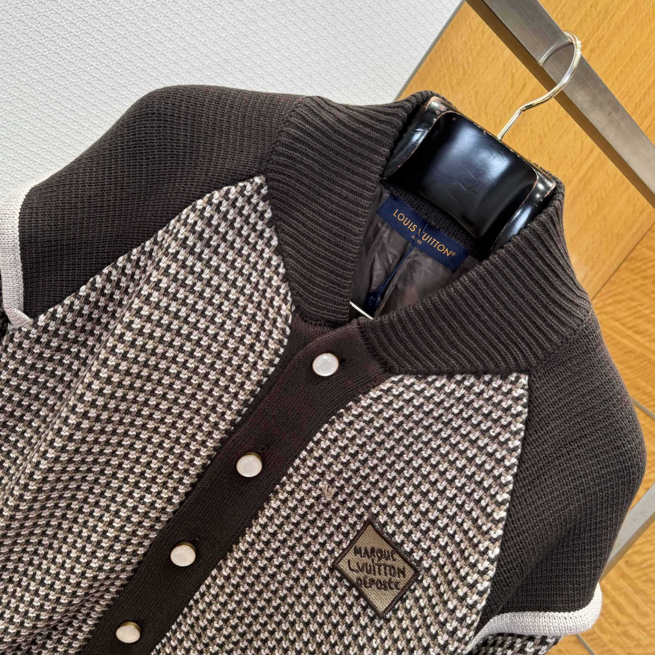 Louis Vuitton Knitted Cotton Jacquard Bomber   1AHC28 - EUR FASHION