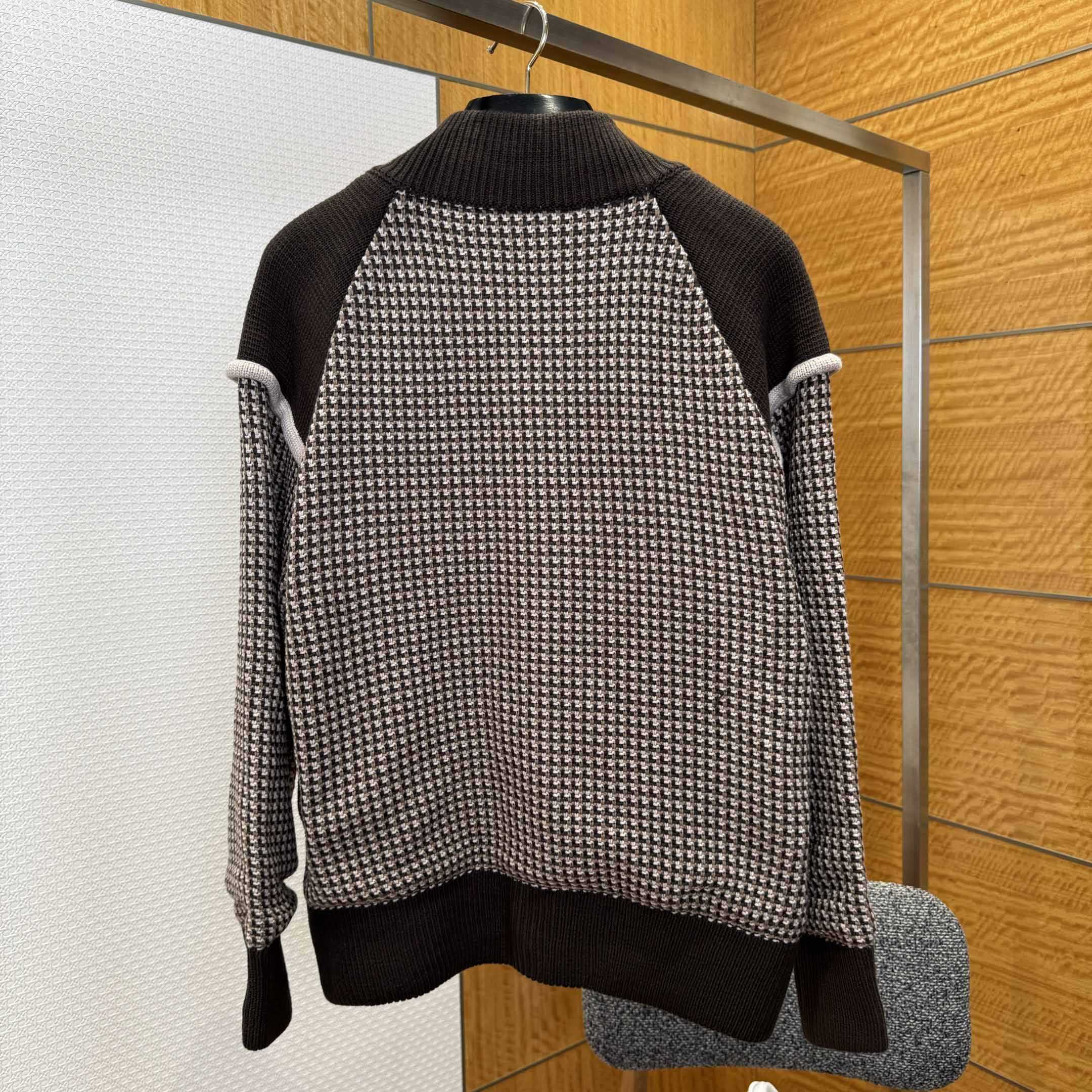 Louis Vuitton Knitted Cotton Jacquard Bomber   1AHC28 - EUR FASHION