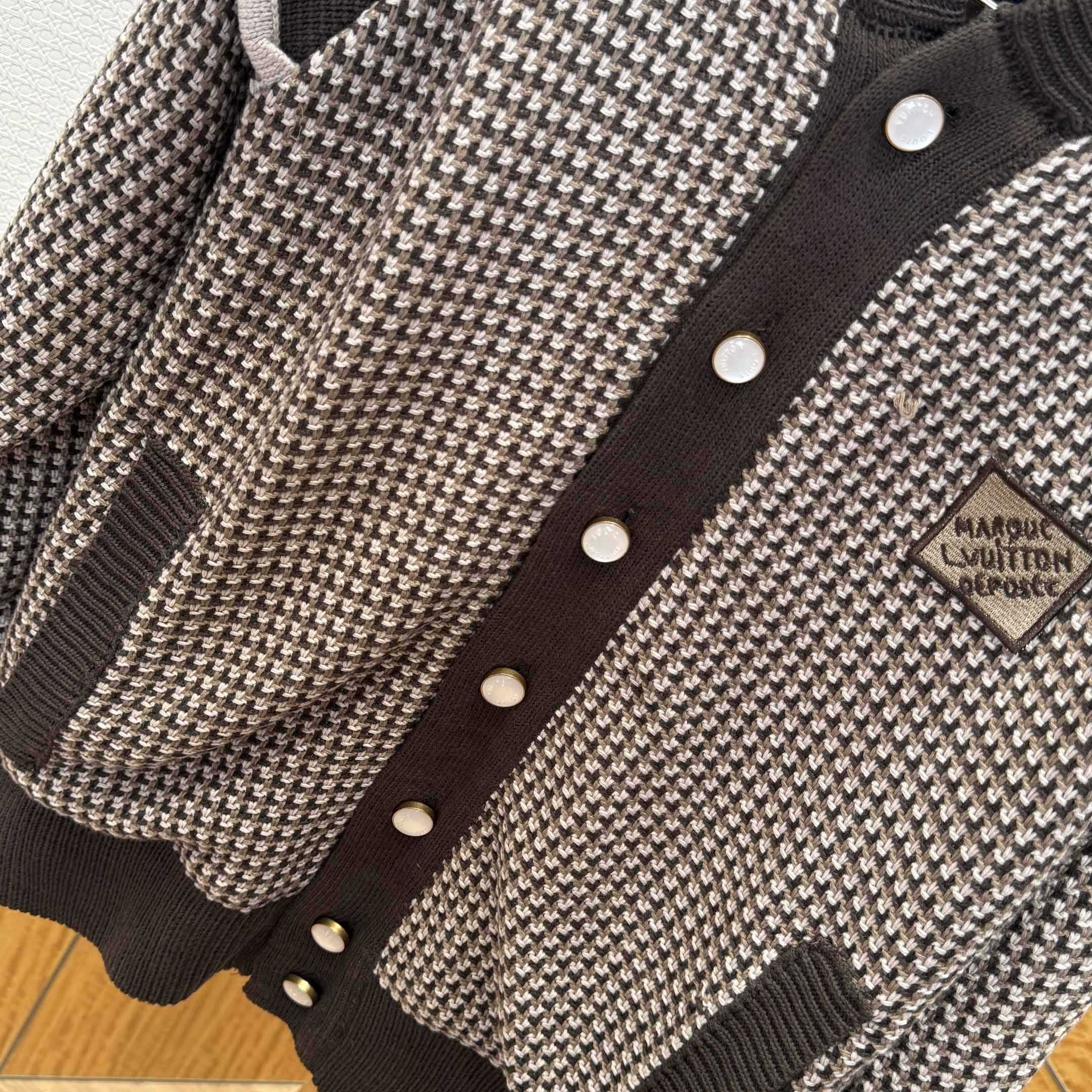 Louis Vuitton Knitted Cotton Jacquard Bomber   1AHC28 - EUR FASHION