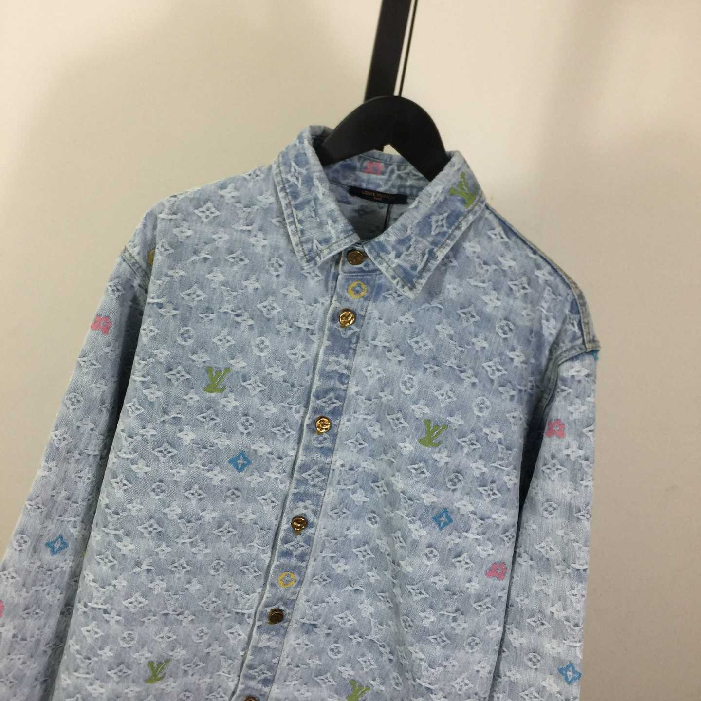 Louis Vuitton Tyler Colorful Card Denim Shirt - EUR FASHION