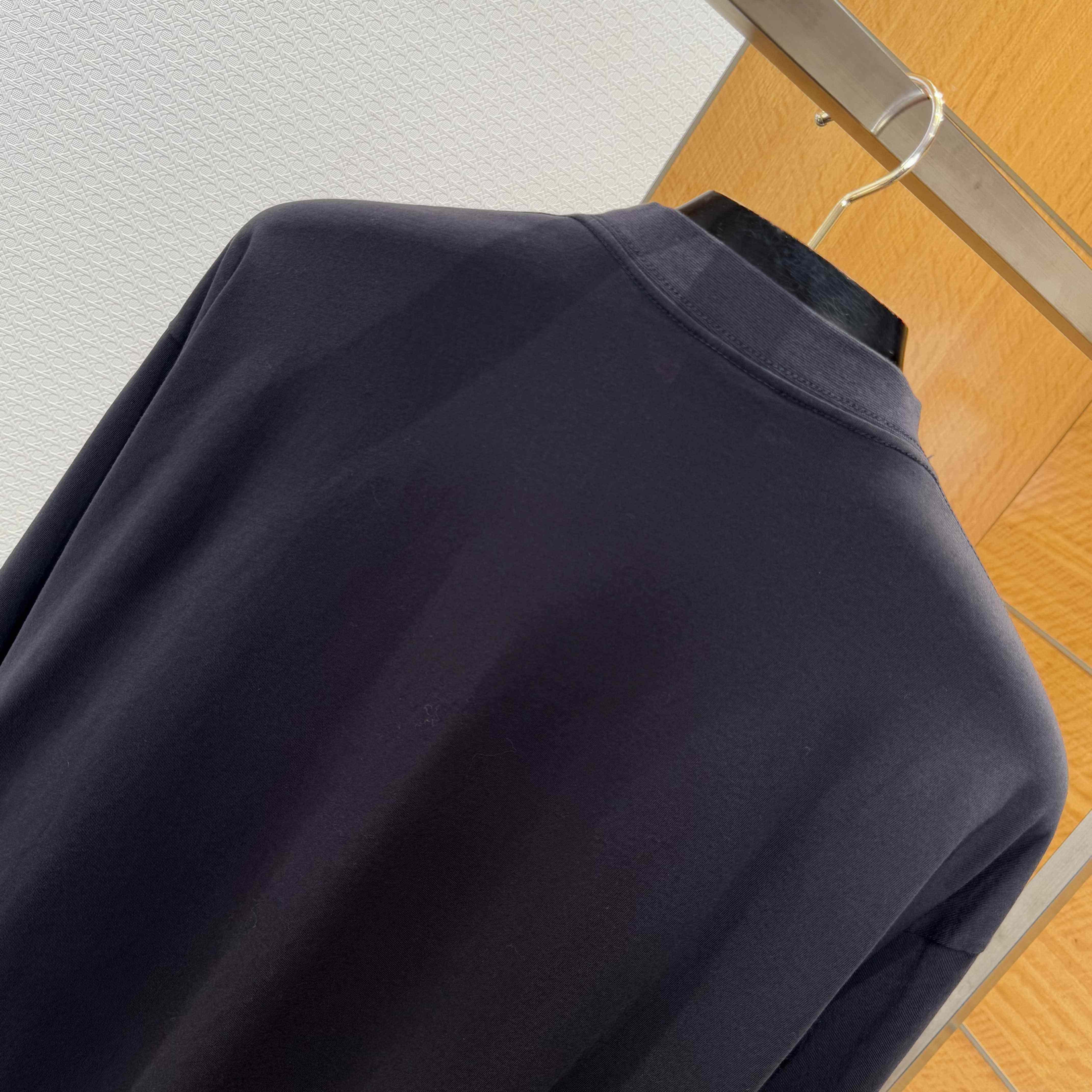 Balenciaga BB Icon Stencil Long Sleeve T-Shirt Large Fit in Black Faded  - EUR FASHION