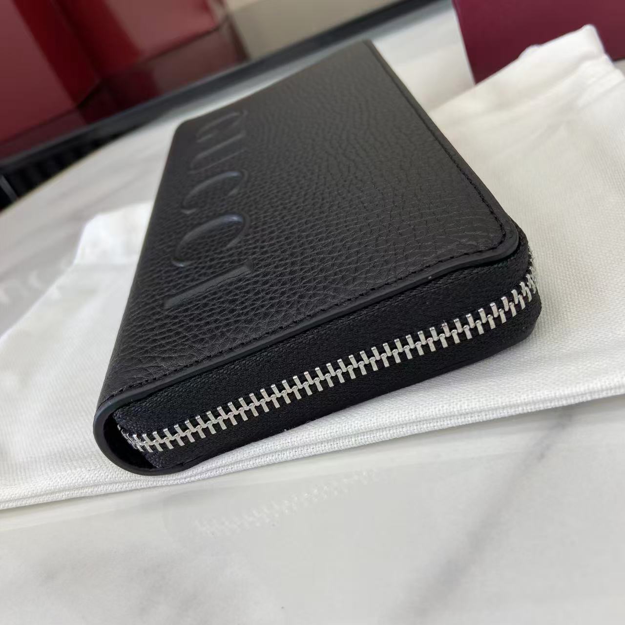 Gucci Zip Around Wallet With Logo - EUR FASHION