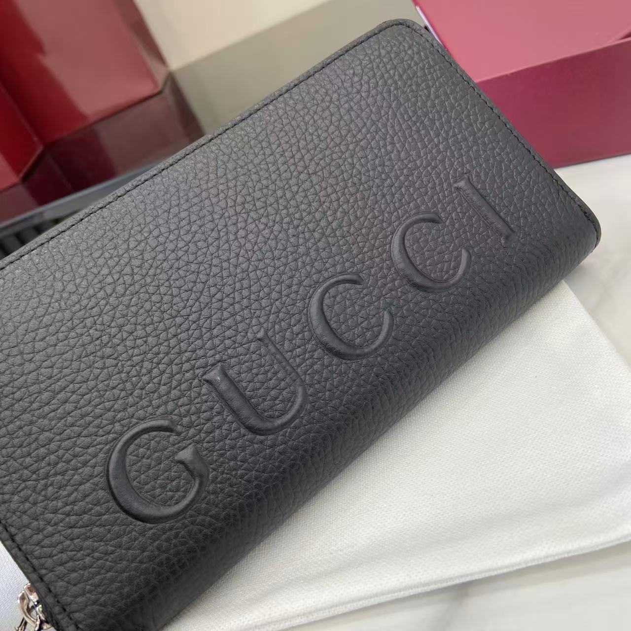 Gucci Zip Around Wallet With Logo - EUR FASHION