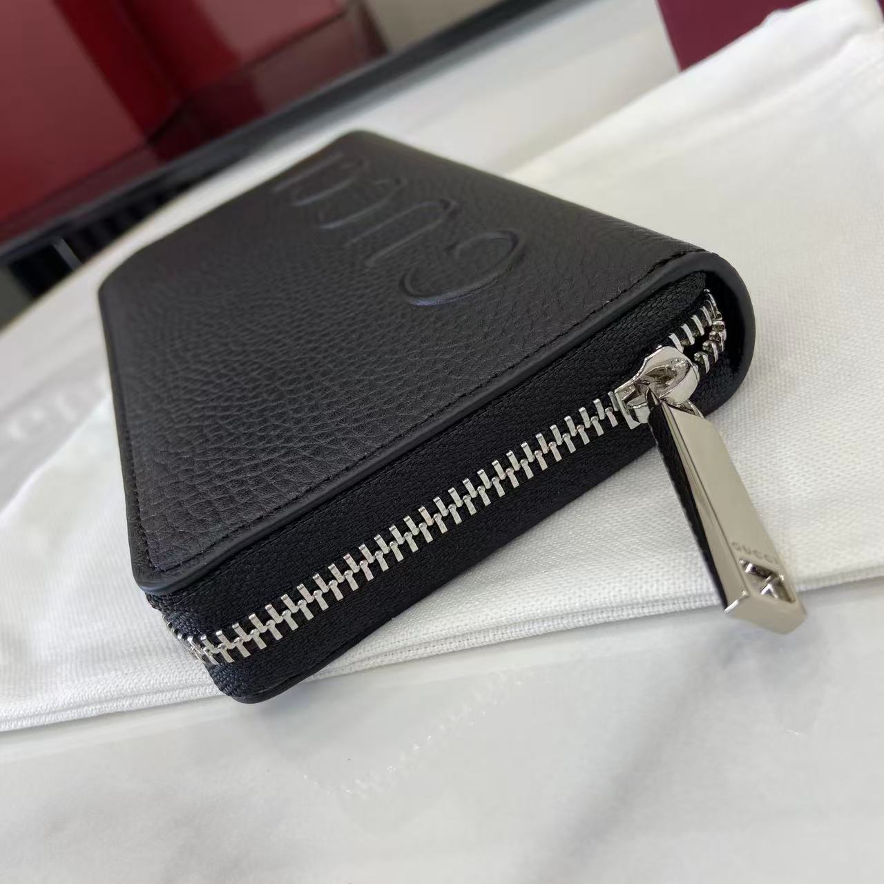 Gucci Zip Around Wallet With Logo - EUR FASHION