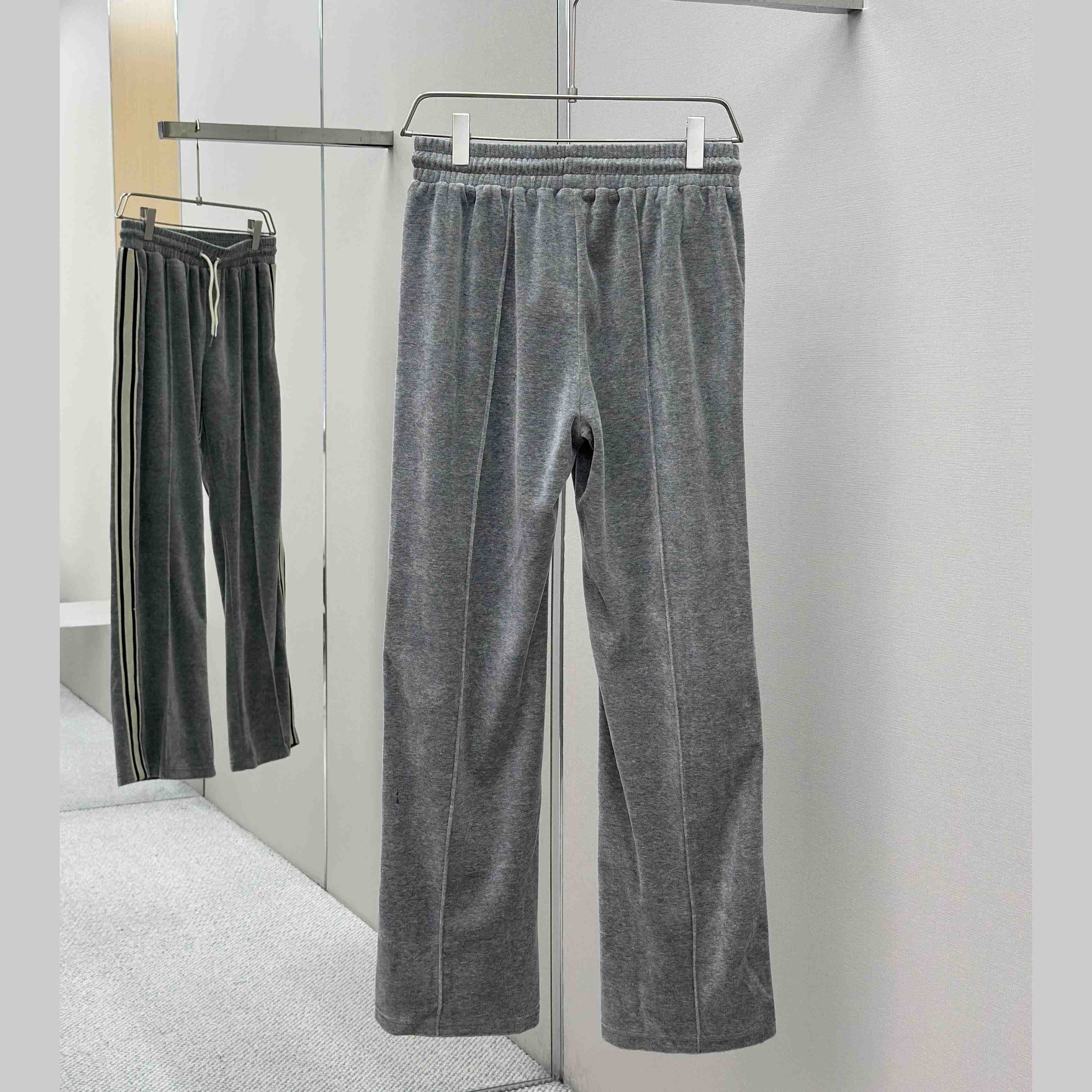 Celine Track Pants In Velvet Cotton - EUR FASHION