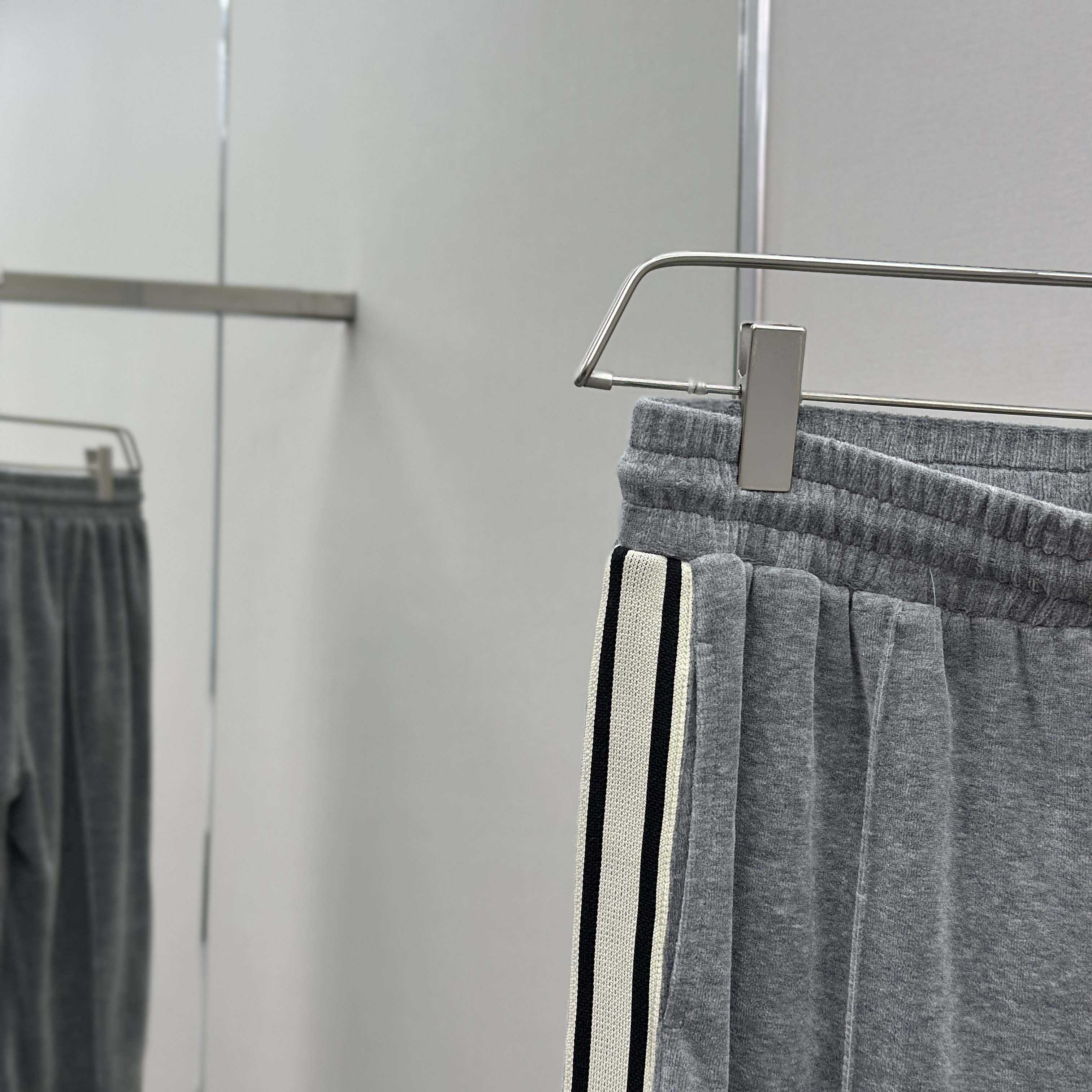Celine Track Pants In Velvet Cotton - EUR FASHION