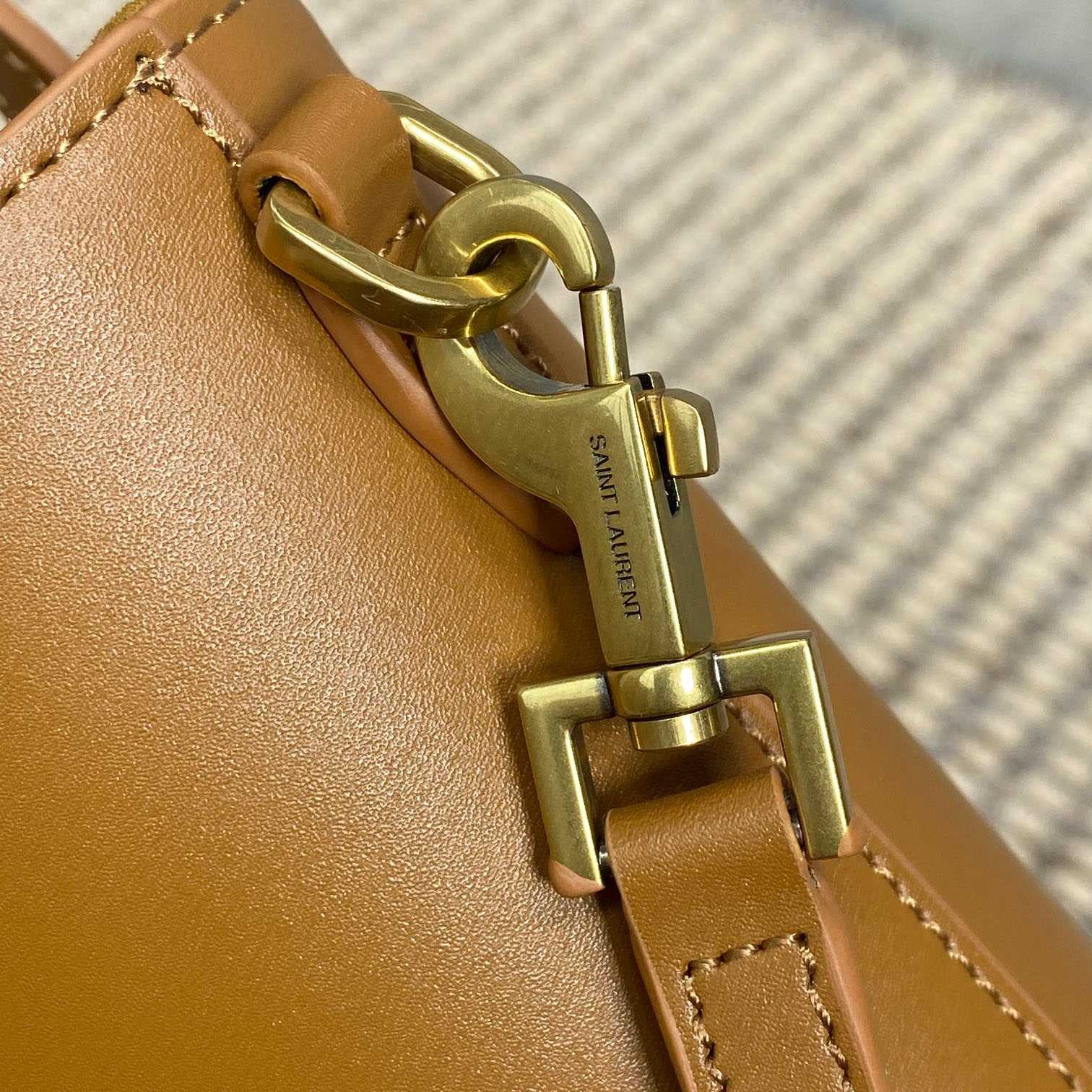Saint Laurent Mini Toy Shopping Saint Laurent In Box Leather - EUR FASHION
