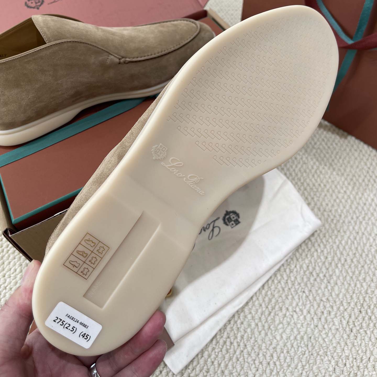 Loro Piana White Sole Summer Walk Loafers - EUR FASHION