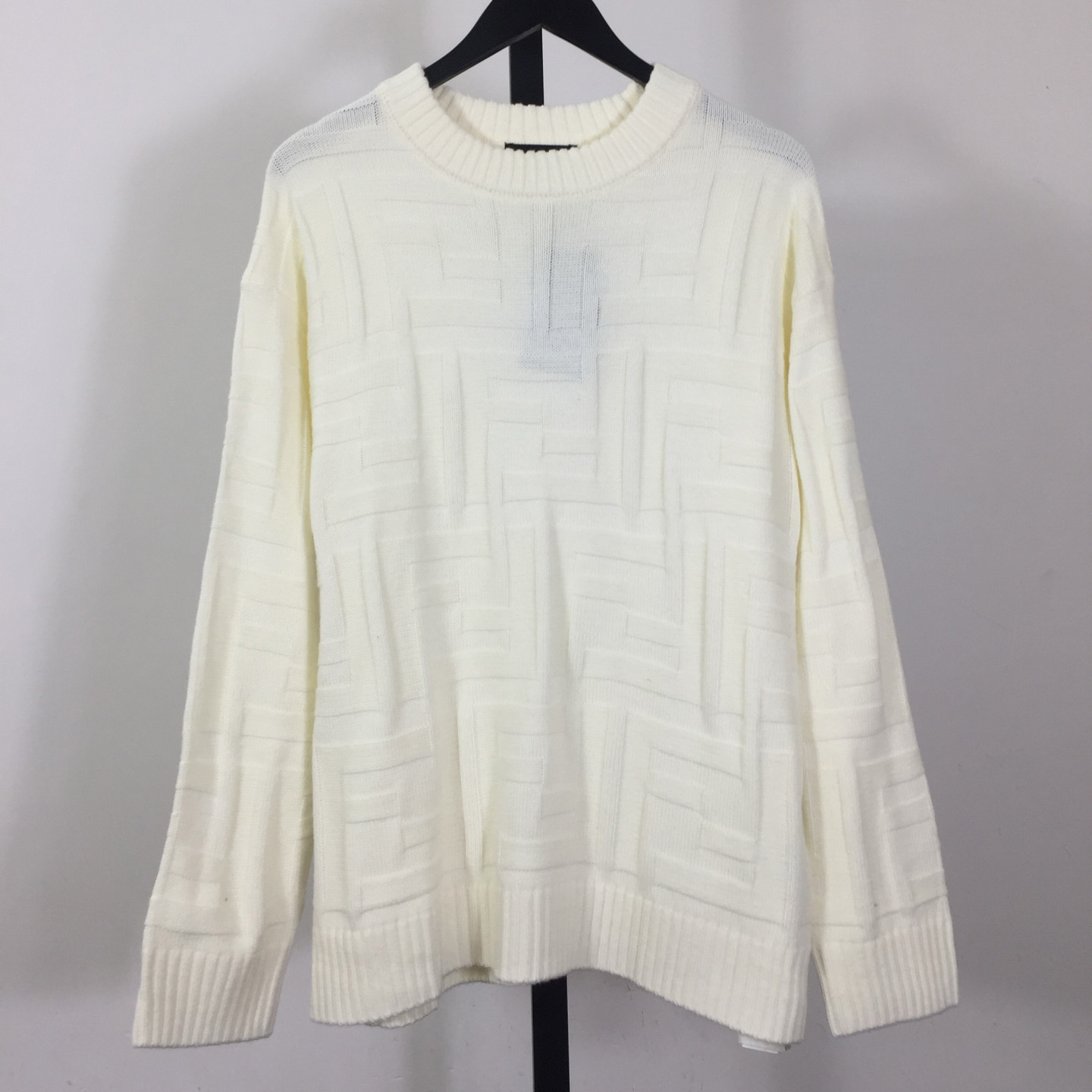 Fendi White Wool Pullover - EUR FASHION